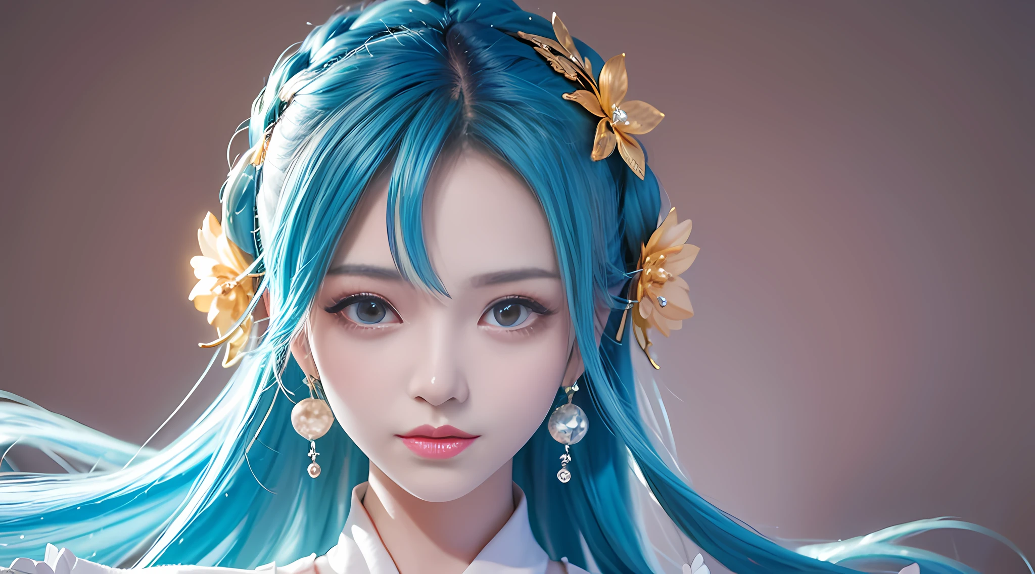 (masterpiece), (best quality), (ultra detailed),(disheveled hair),(illustration), (1girl), (Fashionable clothing), standing, Fashion model, looking at viewer, (interview), (simple background),beautiful detailed eyes, delicate beautiful face, Floating,(high saturation),(colorful splashes),colorful bubble,(shining), focus on face, ponytail, kamisato ayaka, light blue hair, bangs, hair ring, floating flowers, floating hairs, (shining), best lighting, best shadow,