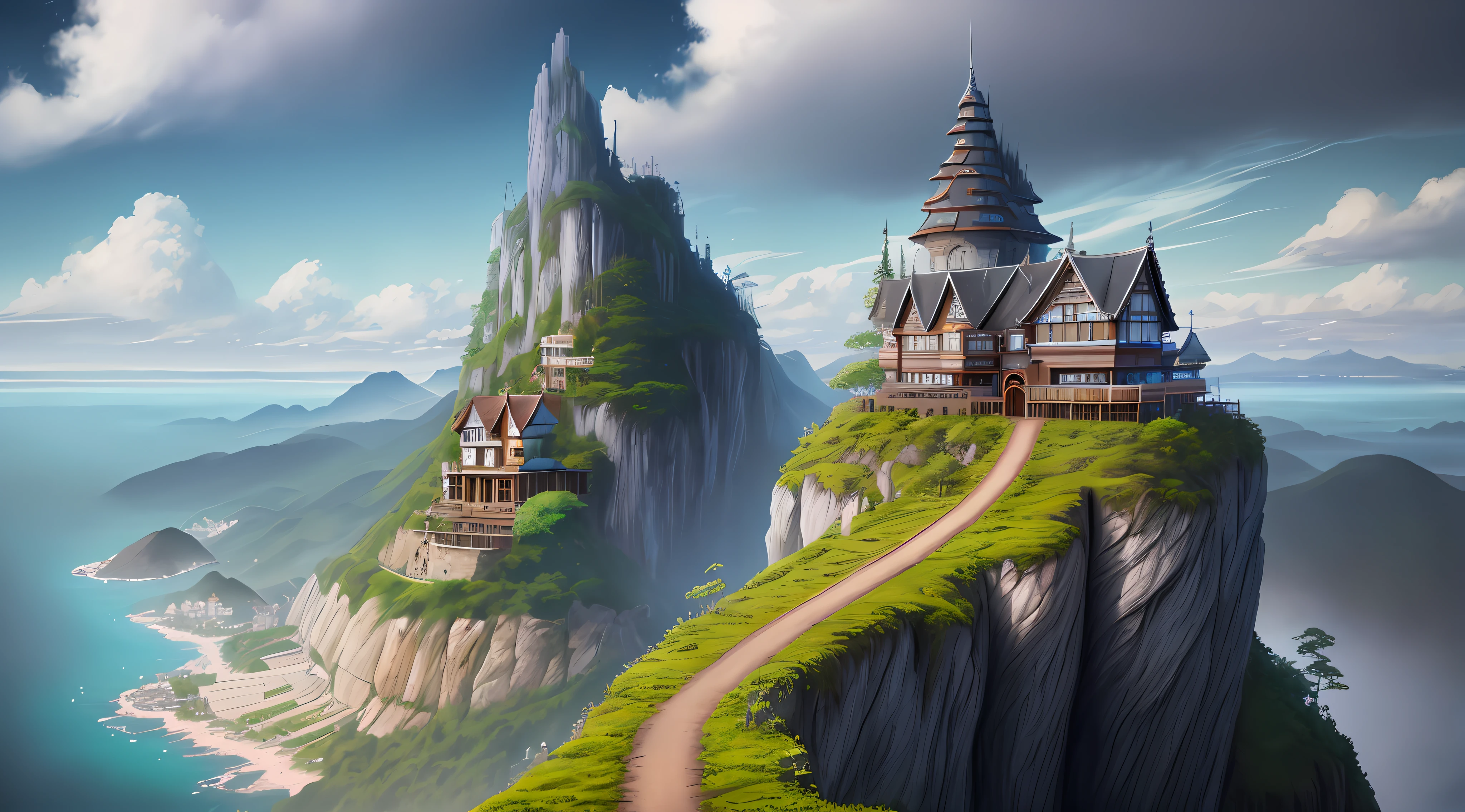Houses in ancient streets