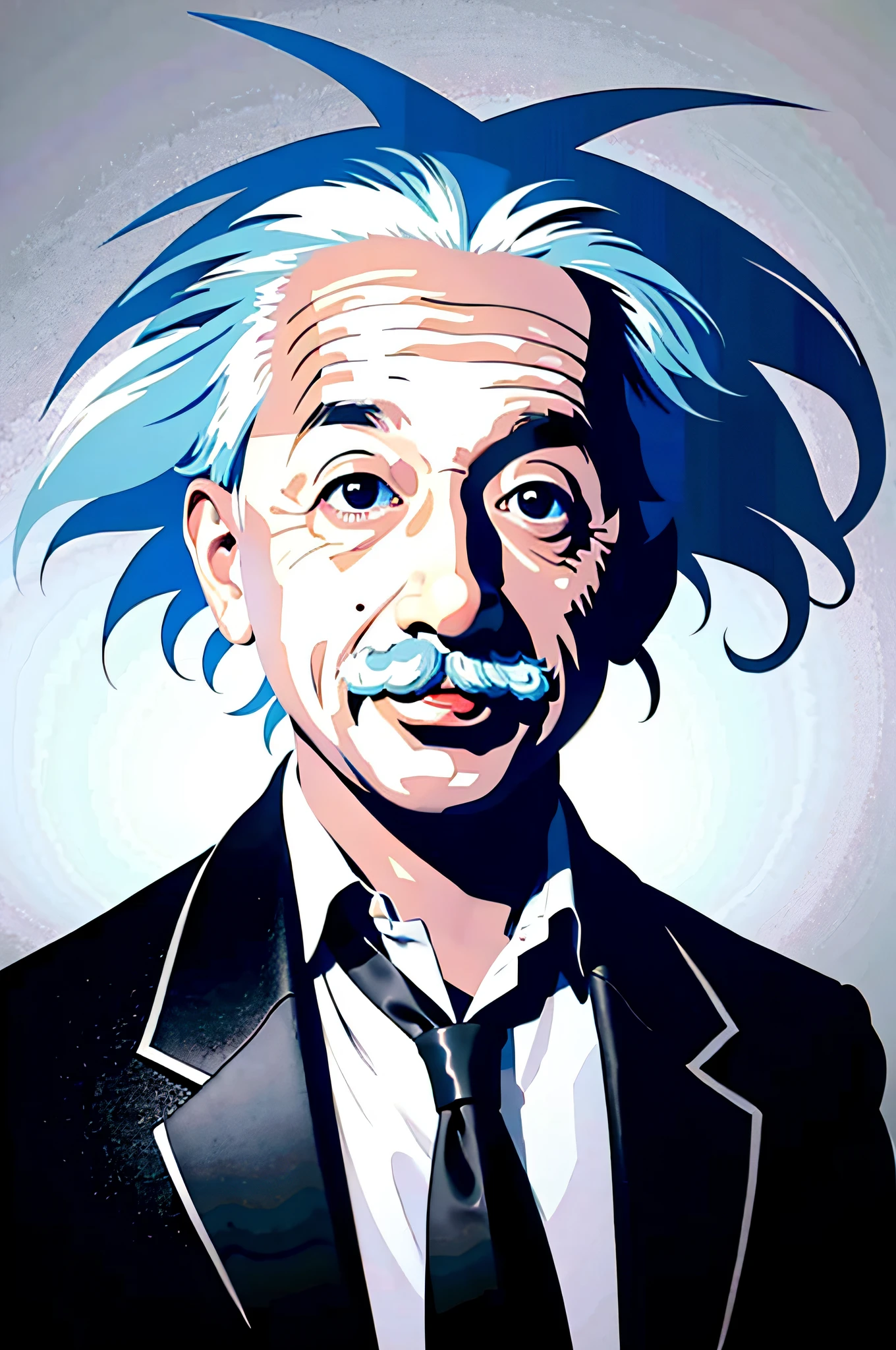 Albert Einstein, vector style
