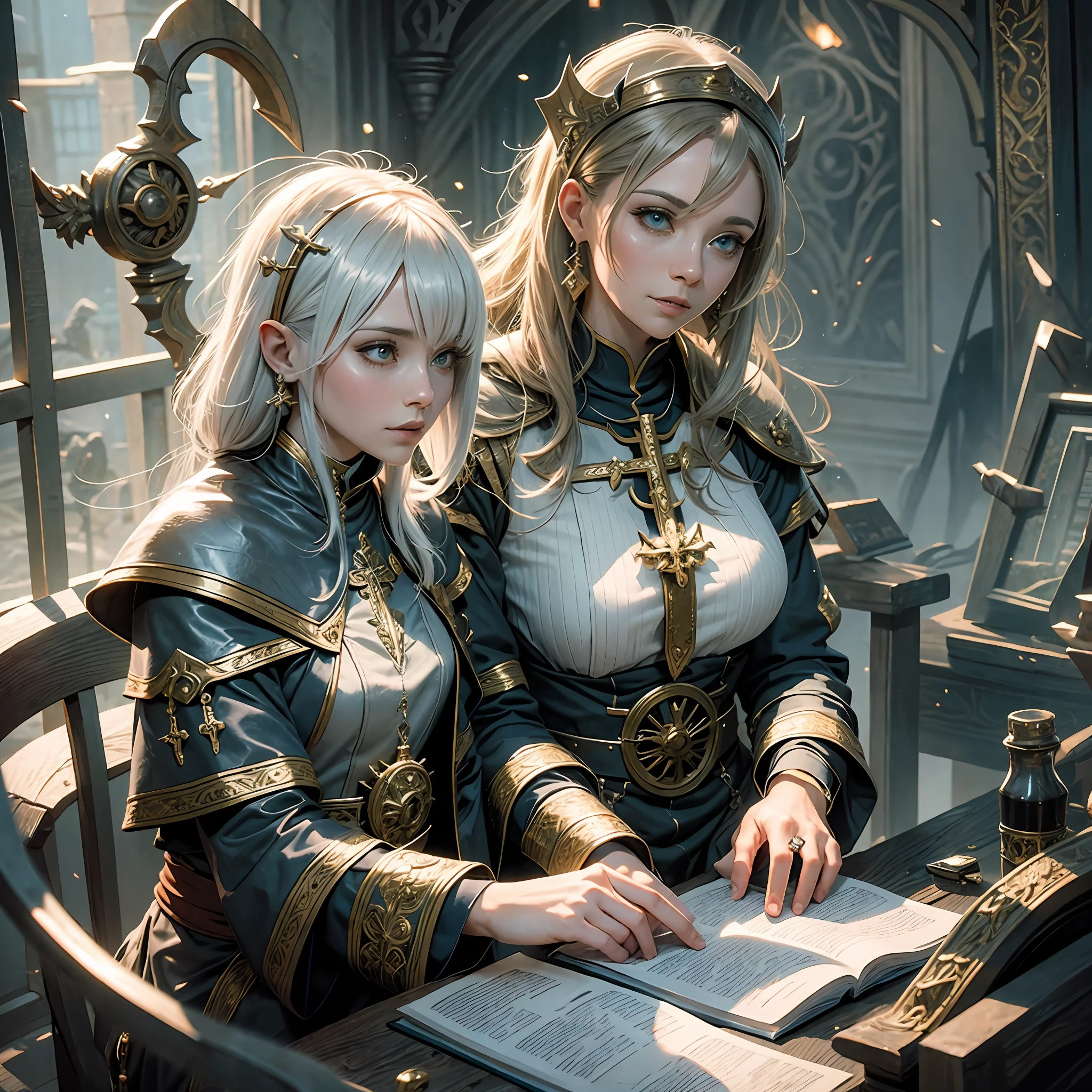 dnd cleric female next to priest female --auto --s2