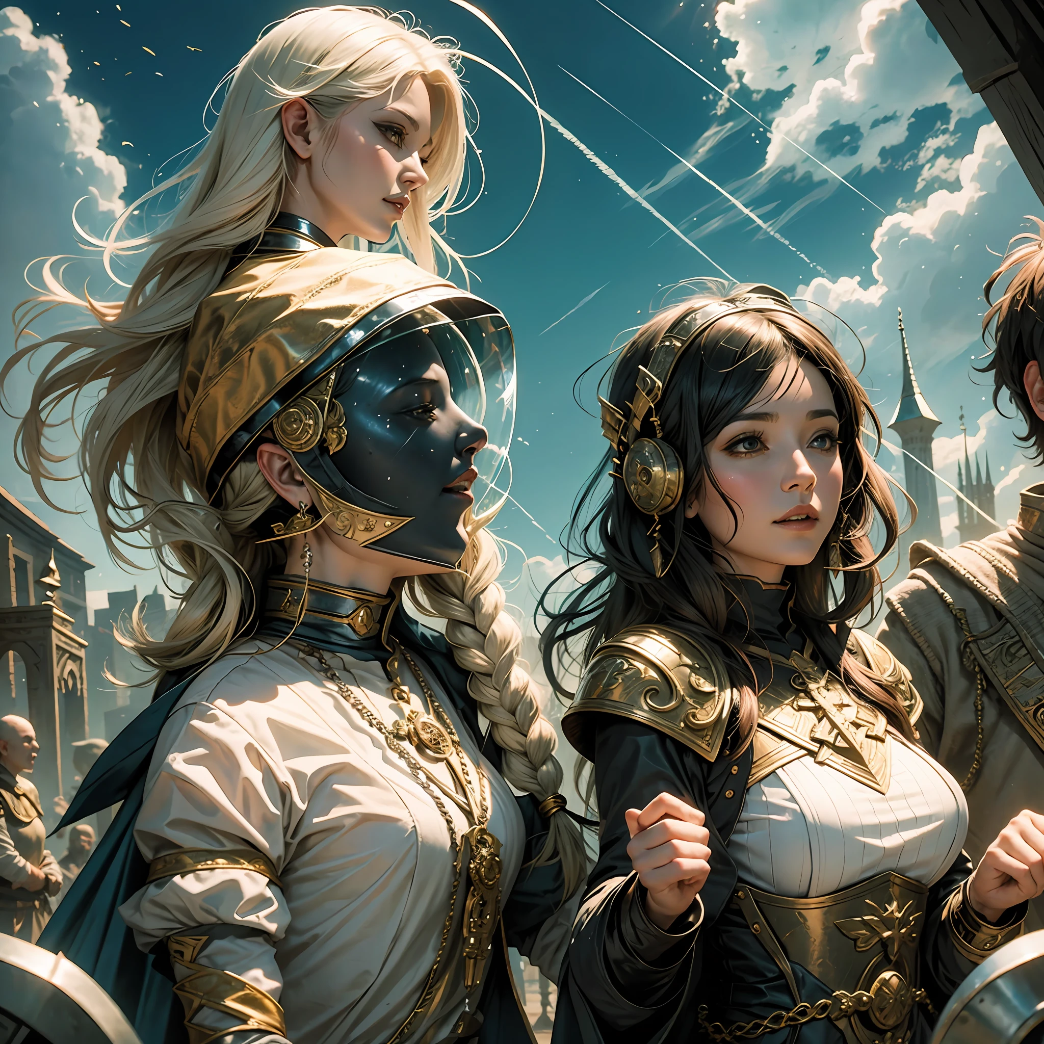 dnd cleric female next to priest female --auto --s2