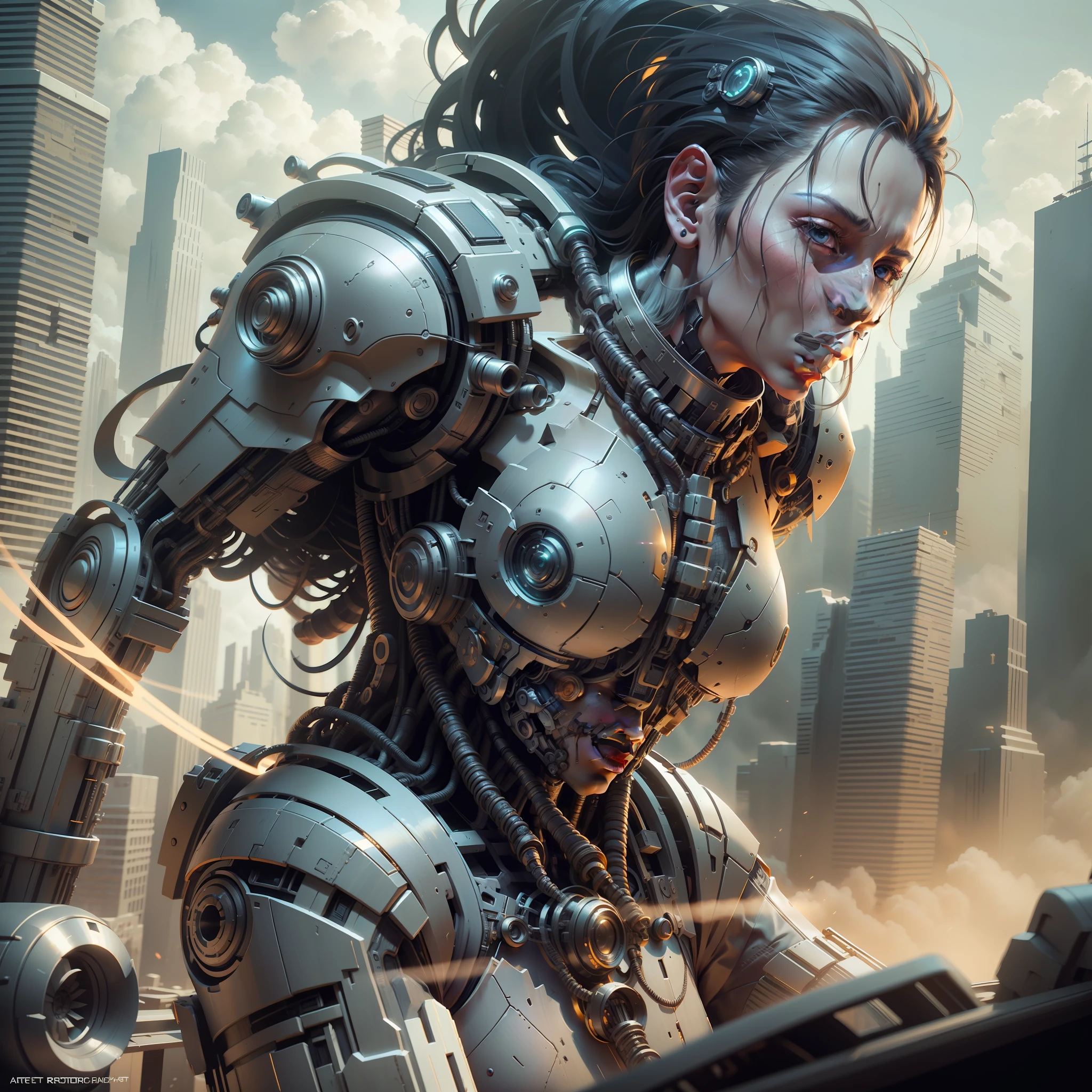 Futuristic cybernetic Cyborg ,detailed,realistic, close shot : : 3 5 mm, realism, octane render, 8 k, exploration, cinematic, trending on artstation, realistic, 3 5 mm camera, unreal engine, hyper detailed, photo – realistic maximum detail, volumetric light, moody cinematic epic concept art, realistic matte painting, hyper photorealistic, concept art, volumetric light, cinematic epic, octane render, 8 k, corona render, movie concept art, octane render, 8 k, corona render, cinematic, trending on artstation, movie concept art, cinematic composition, ultra – detailed, realistic, hyper – realistic, volumetric lighting, 8 k
