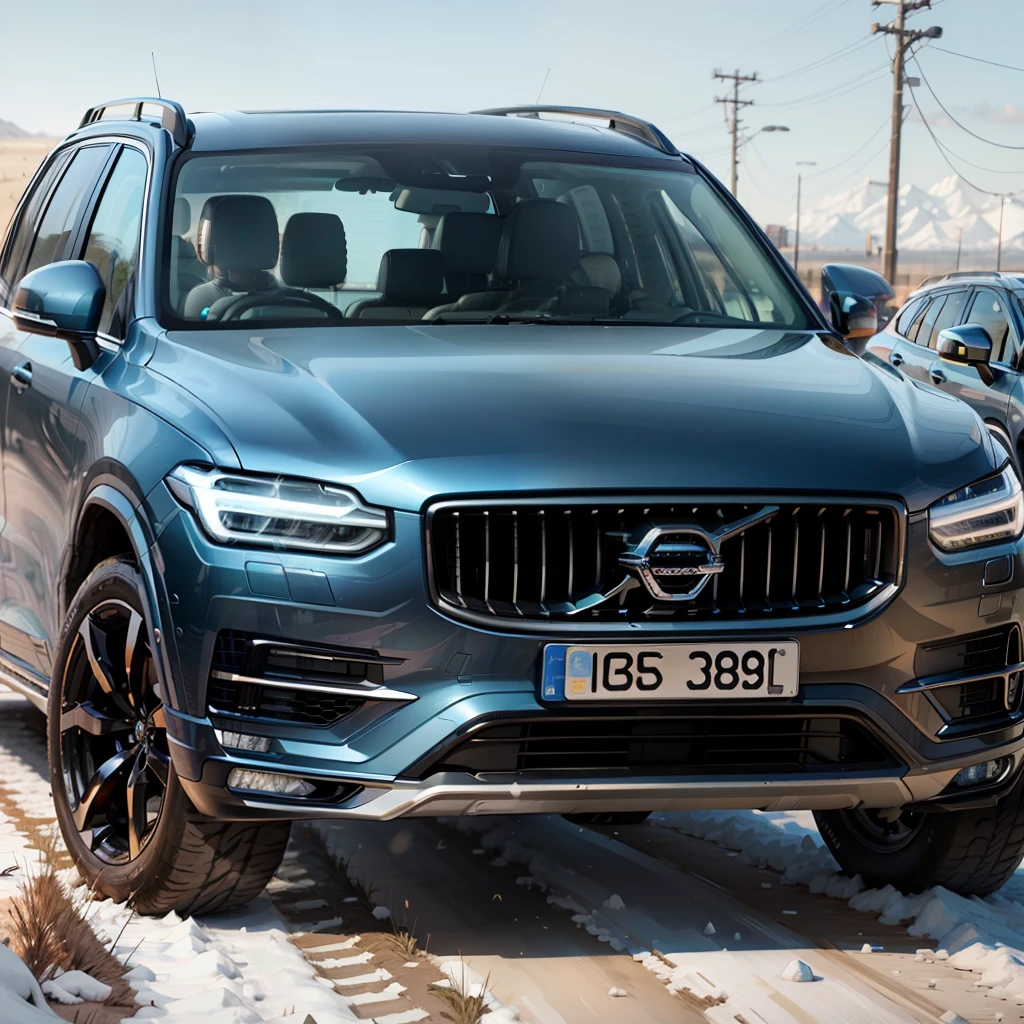 Epic realistic photo of Volvo xc90 car with innovative, modern and technological look. 8K --auto --s2
