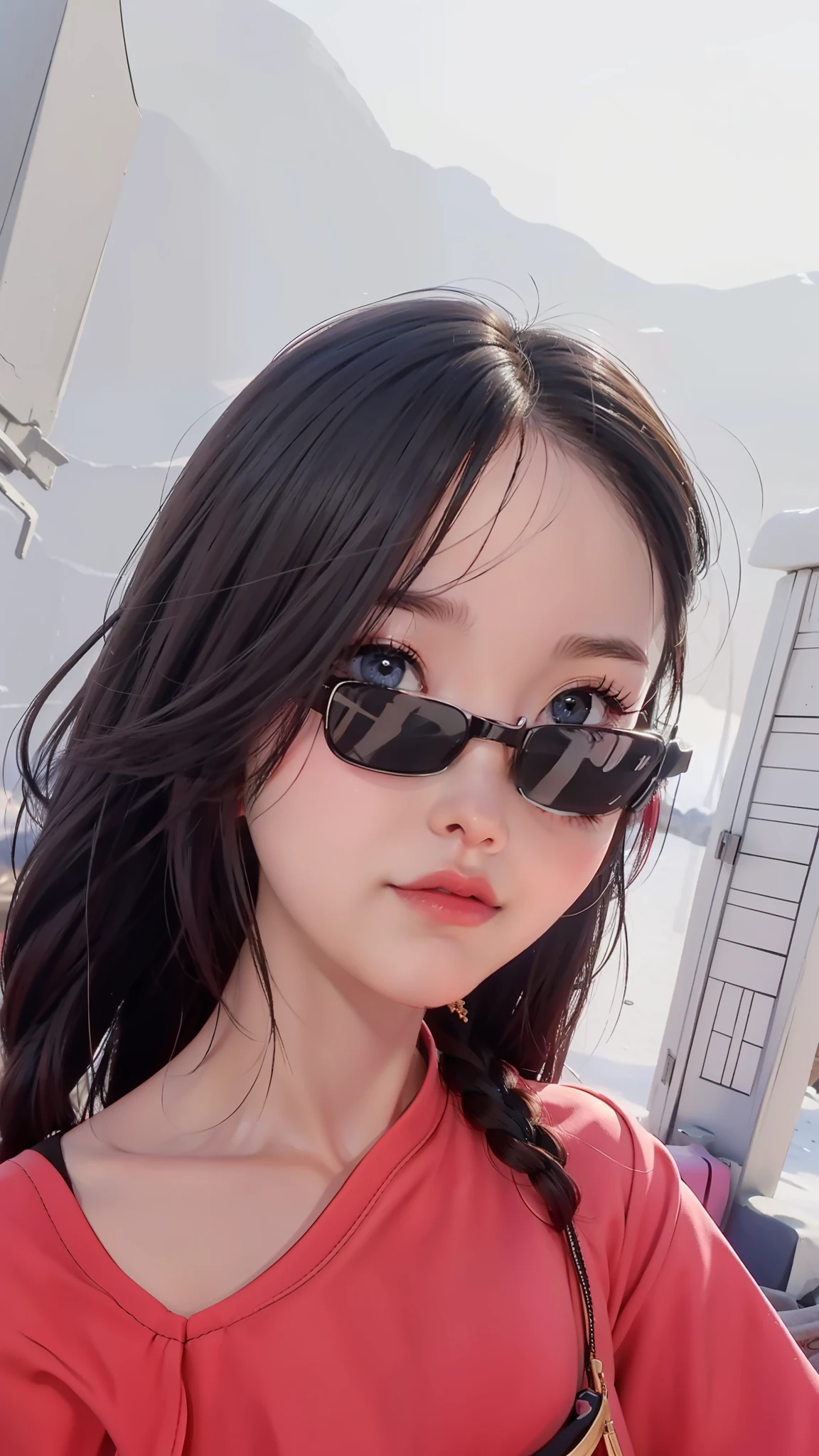 Cute and beautiful girl long hairstyles with weave with closure for the little Angel cute look like Chinese girl