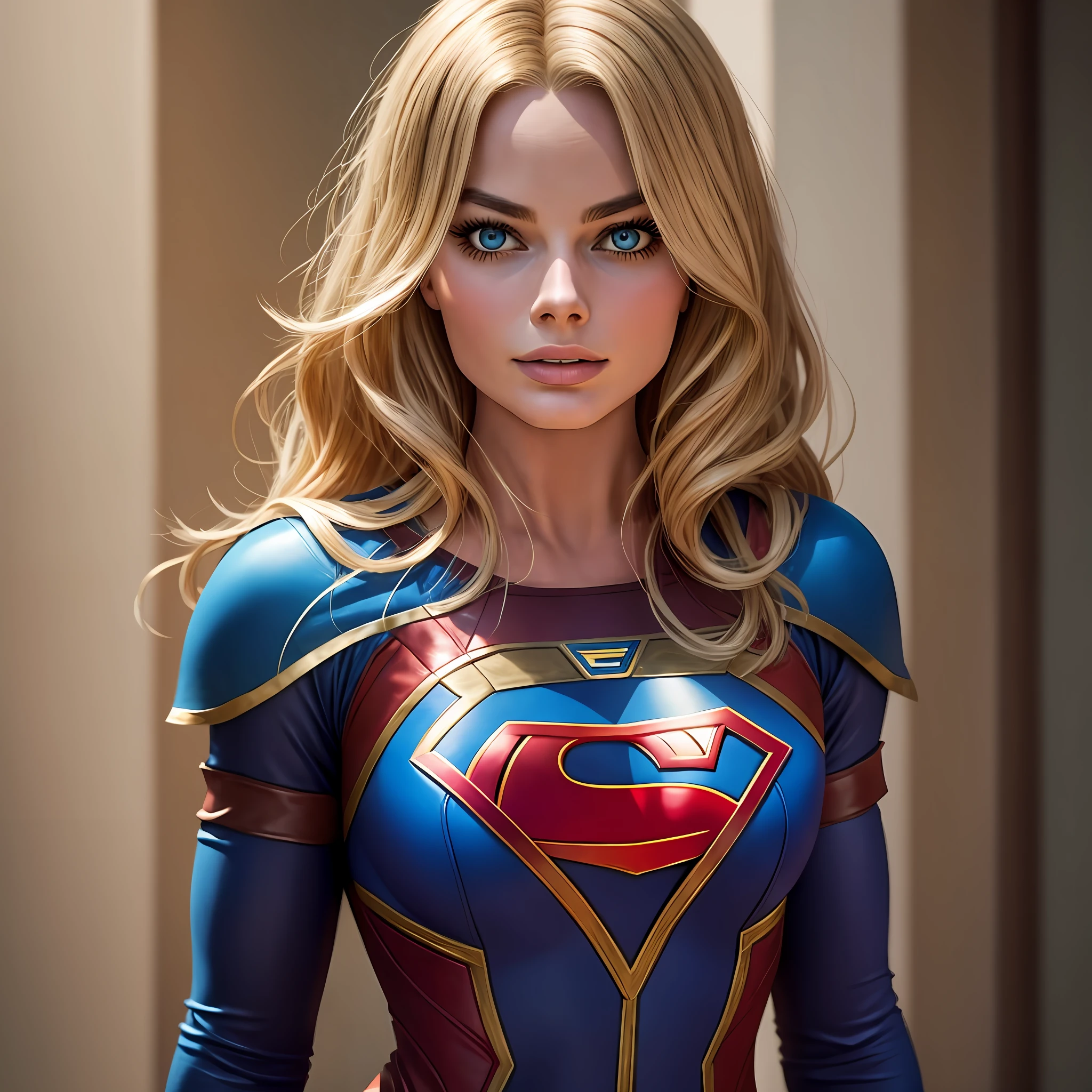 Margot Robbie cosplay da Supergirl --auto --s2