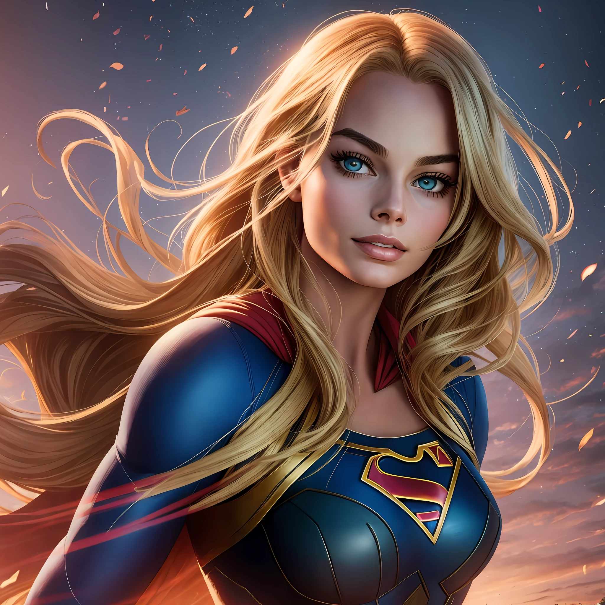 Margot Robbie cosplay da Supergirl --auto --s2