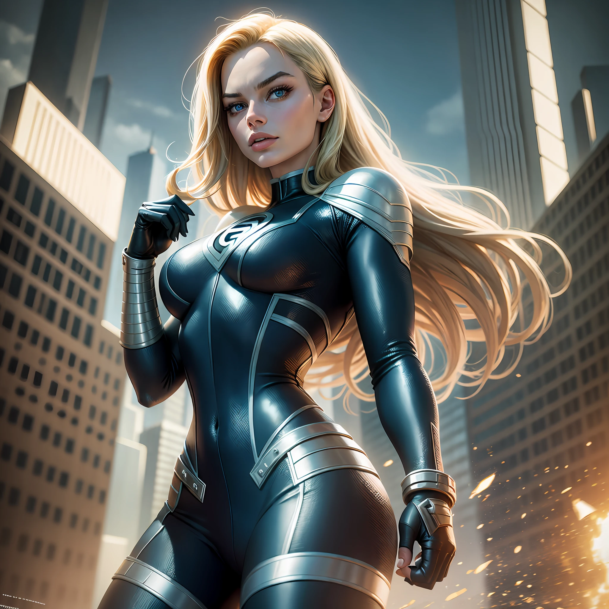 Margot Robbie perfect cosplay of the fantastic four --auto --s2