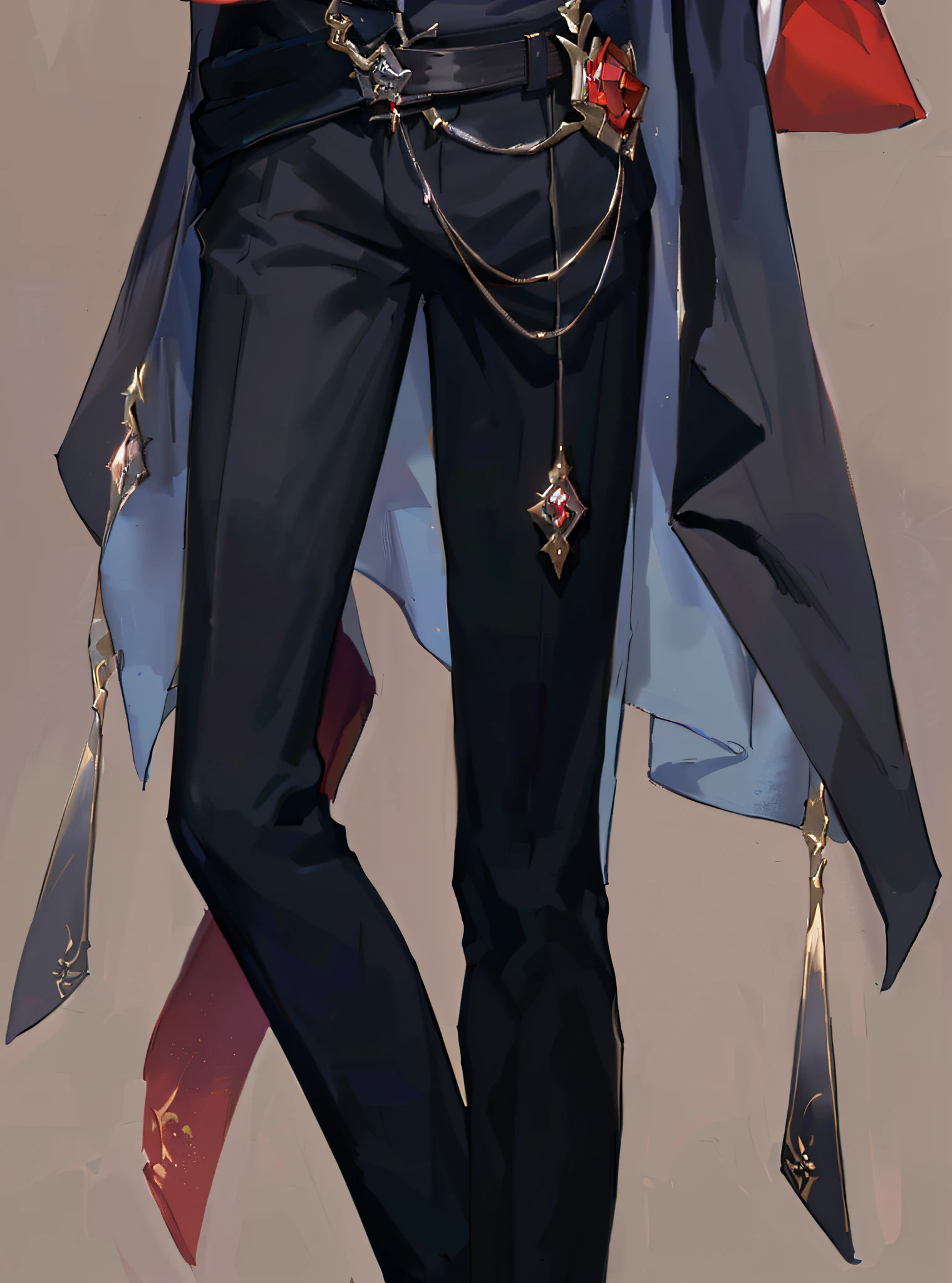 anime - style image of a man in a red shirt and black pants, delicate androgynous prince, full body details, beautiful androgynous prince, handsome guy in demon slayer art, highly detailed exquisite fanart, skinny male fantasy alchemist, trending on artstation pixiv, tall anime guy with blue eyes, artwork in the style of guweiz