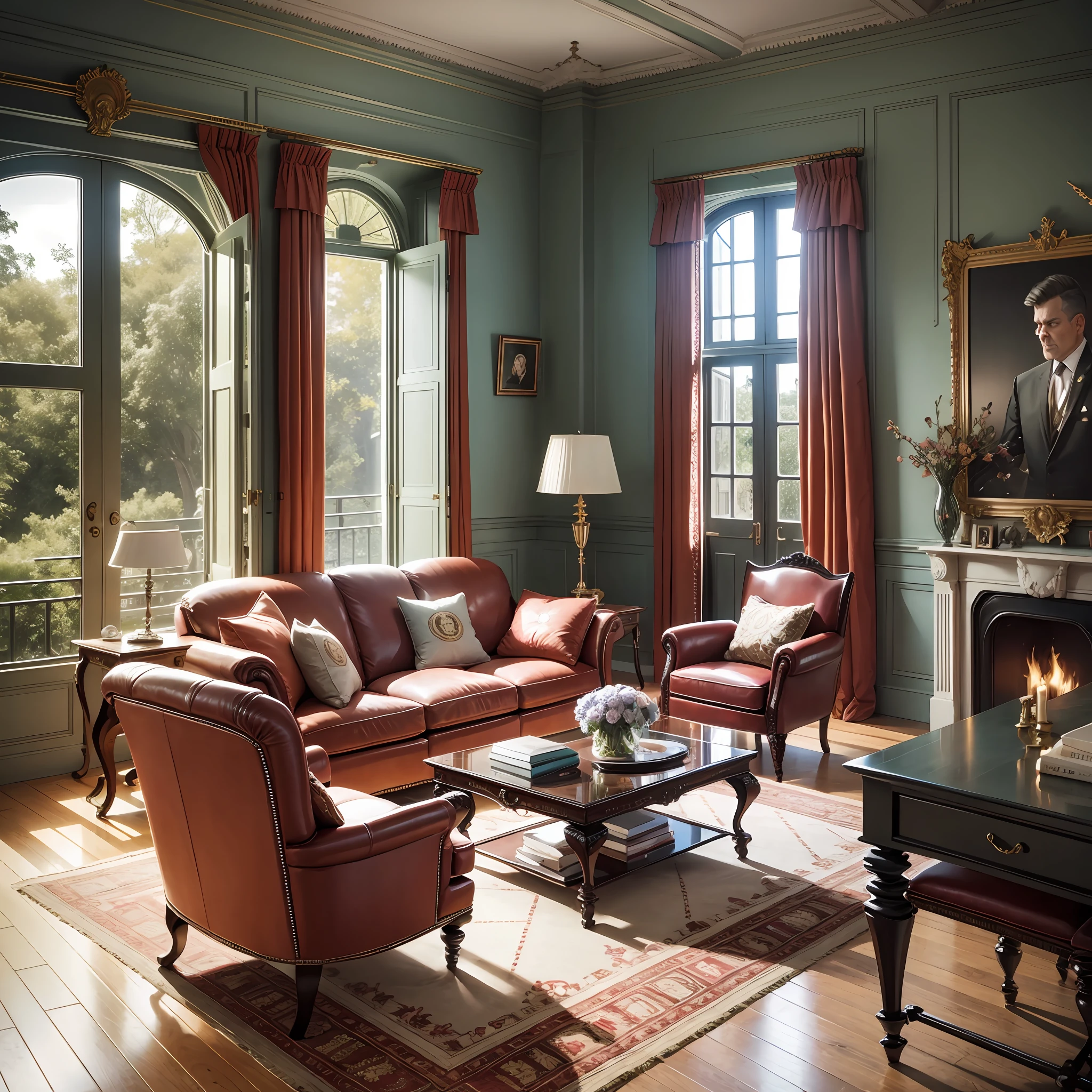 Republican style living room --auto --s2