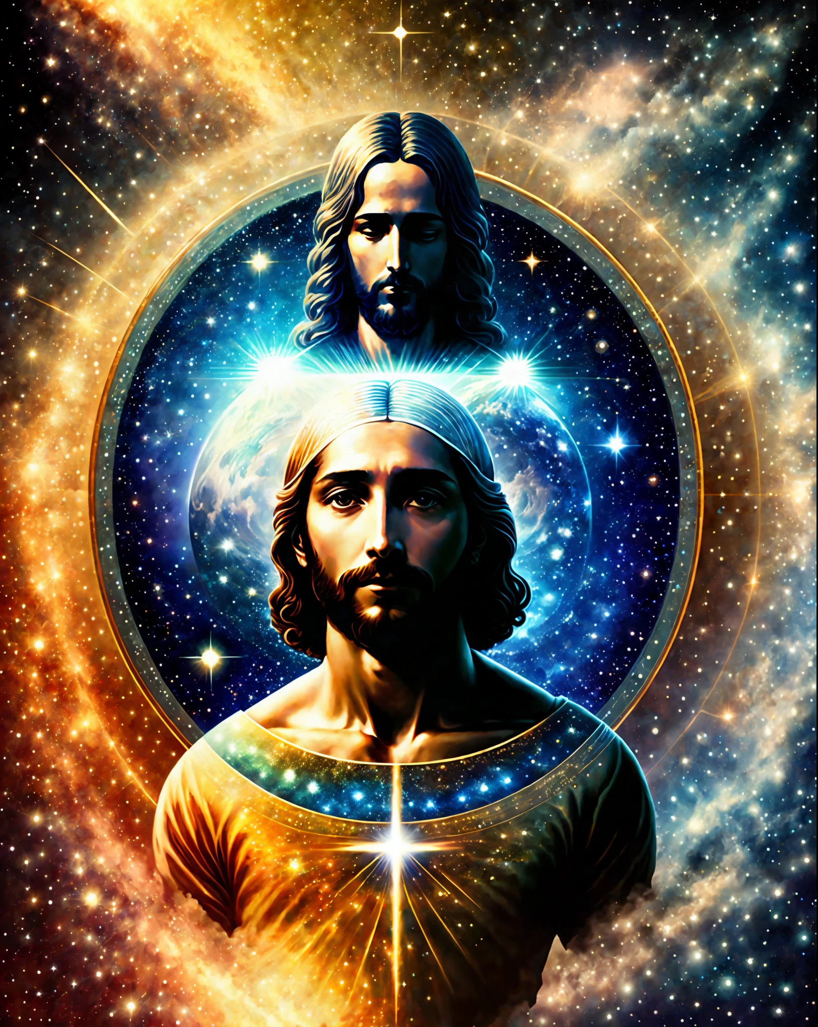 Jesus, universe, creation of the planets
