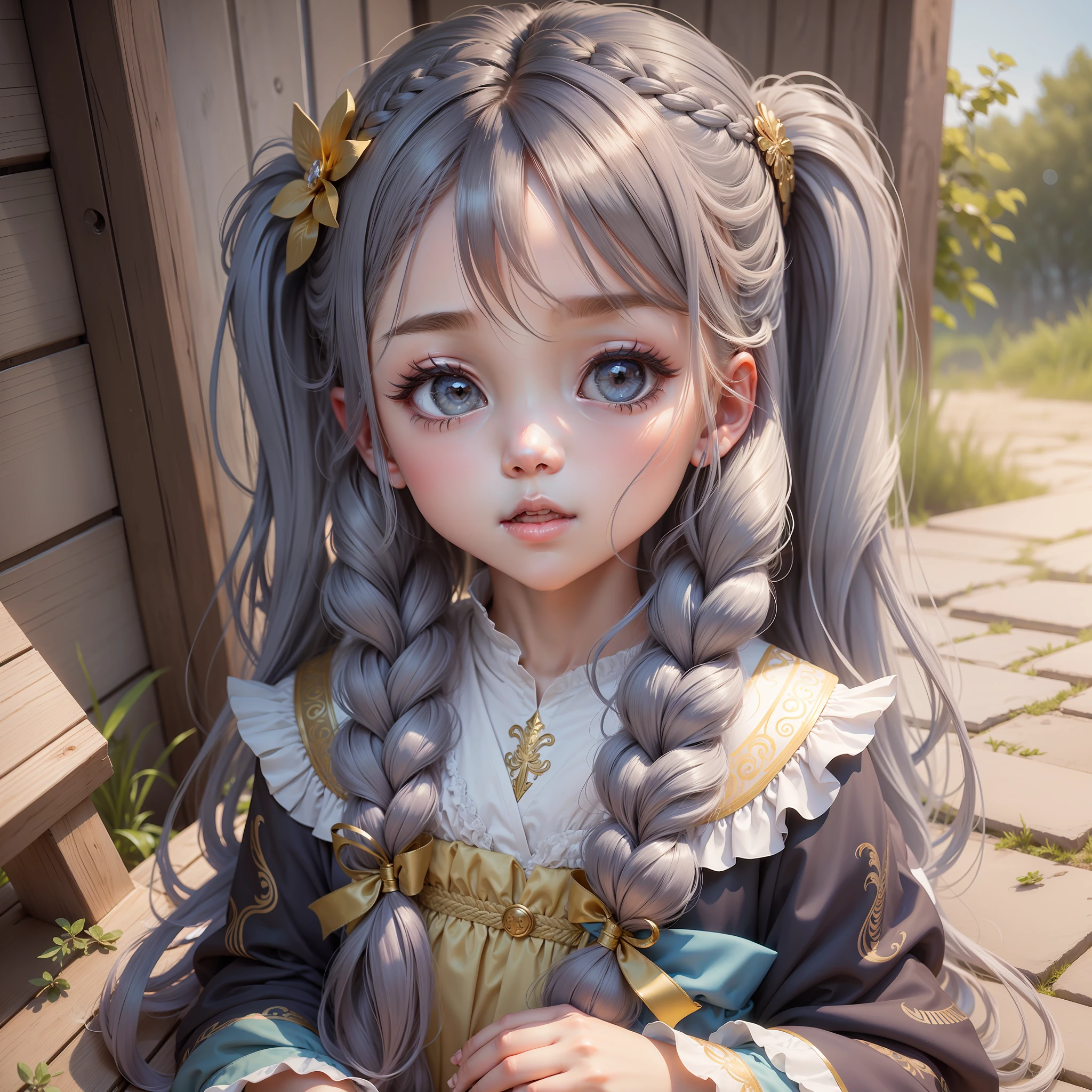 Wind Angel, cute and beautiful girl long hairstyles with weave