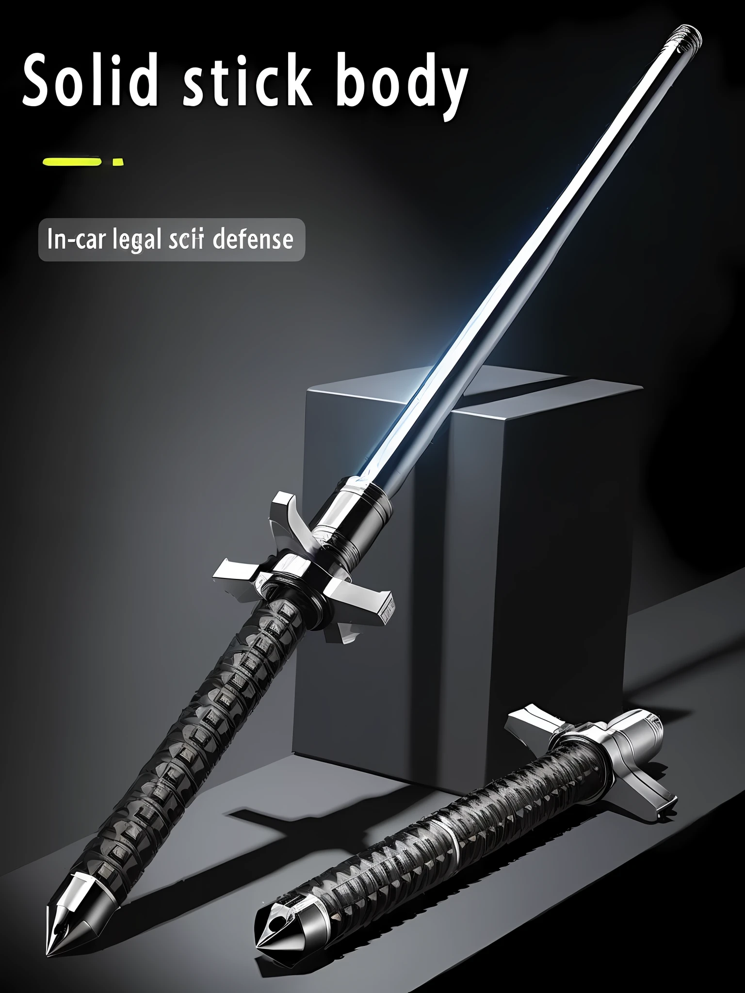 a close up of a pen with a light saber on it, lightsaber katana, legendary sword of technology, armored sword blade, ligtt sword, laser sword, chainsaw sword katana, shining silver katana sword, lightsaber, rapier, without lightsaber, holstering sword, sci-fi sword, high defenition, metal swords