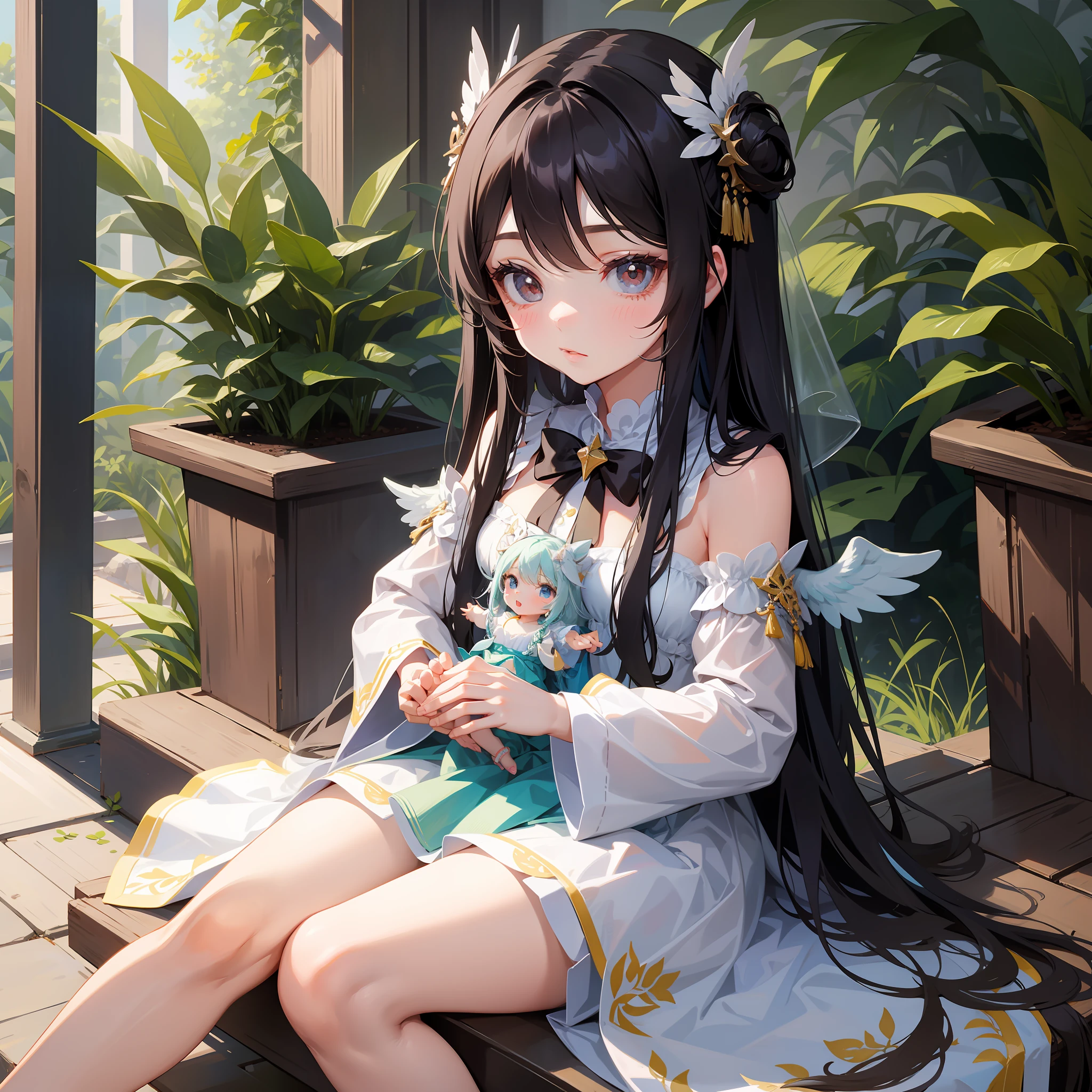 long hairstyles with weave a little Angel cute and beautiful girl