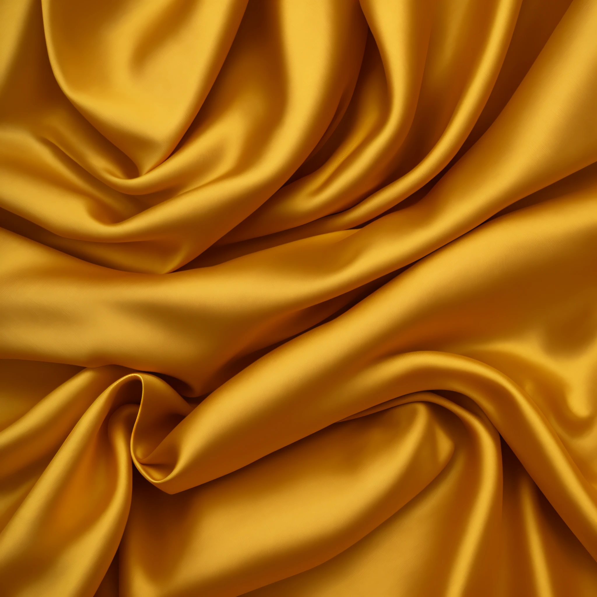 Best quality, masterpiece, close-up of yellow silk fabric with lots of folds, golden silk, draped in silky gold, golden smooth material, silk flowing in the wind, flowing silk sheets, golden fabric background, gold cloth, flowing reality fabric, pleats of fabric, flowing fabric, draped in silk, flowing golden scarf, long flowing fabric, swirling fabric, golden linen