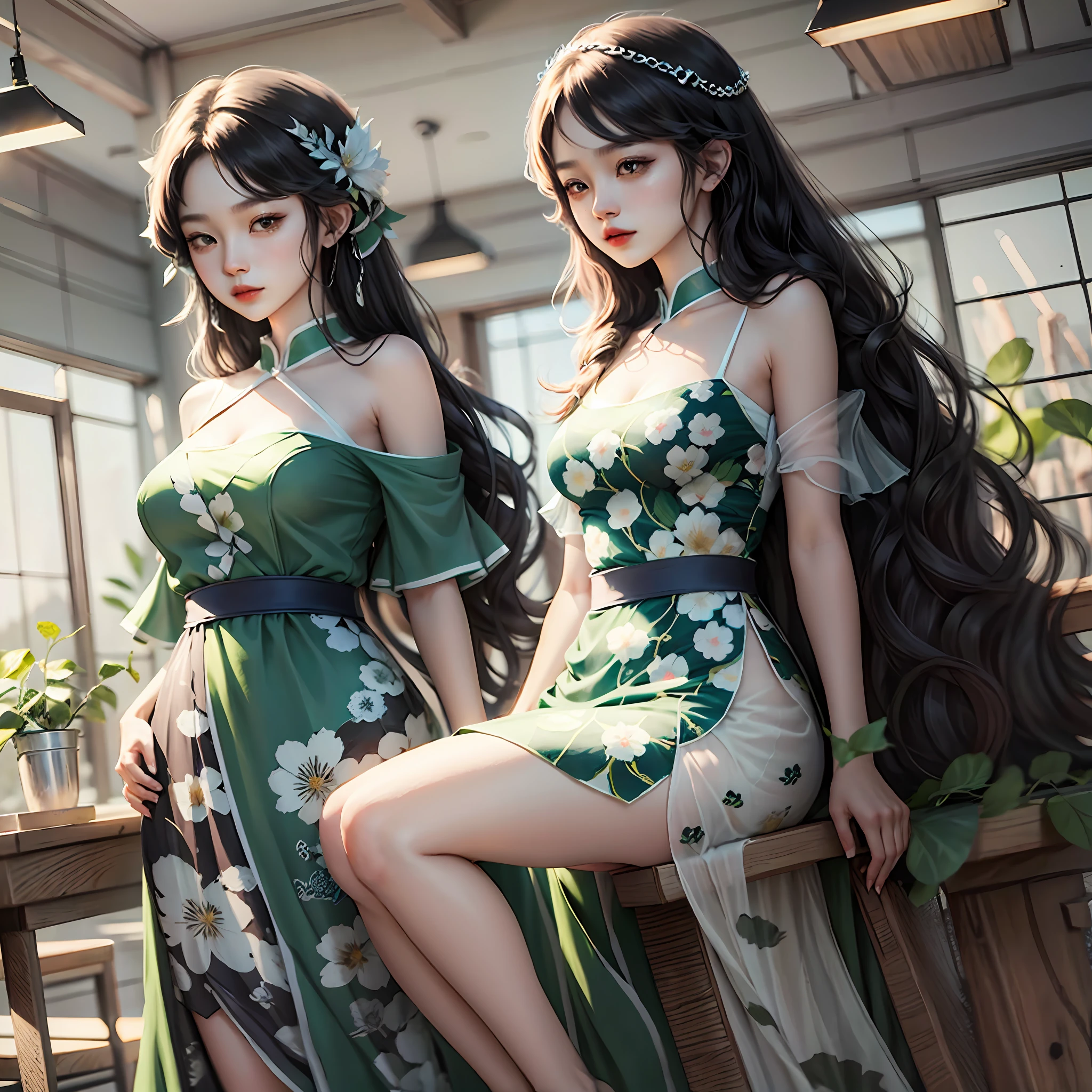 Two-dimensional, wakame. Lovely girls, view --auto --s2