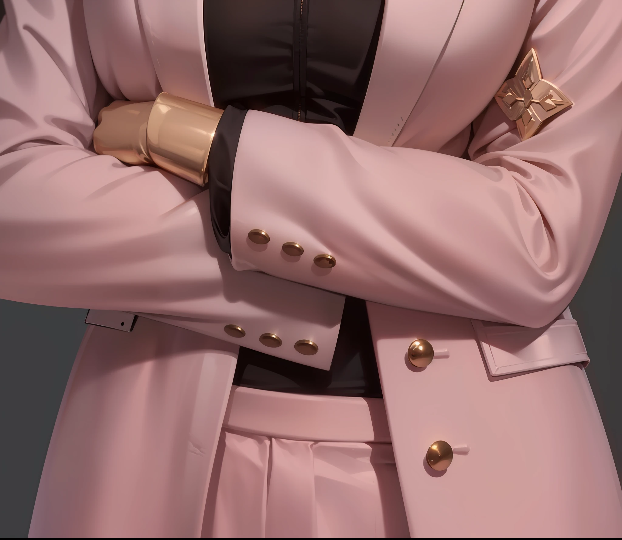 Buttons, metal clasps, metallic texture, metallic luster, (masterpiece, top quality, best quality, official art, beauty and aesthetics: 1.2), the most detailed, eye-catching visuals