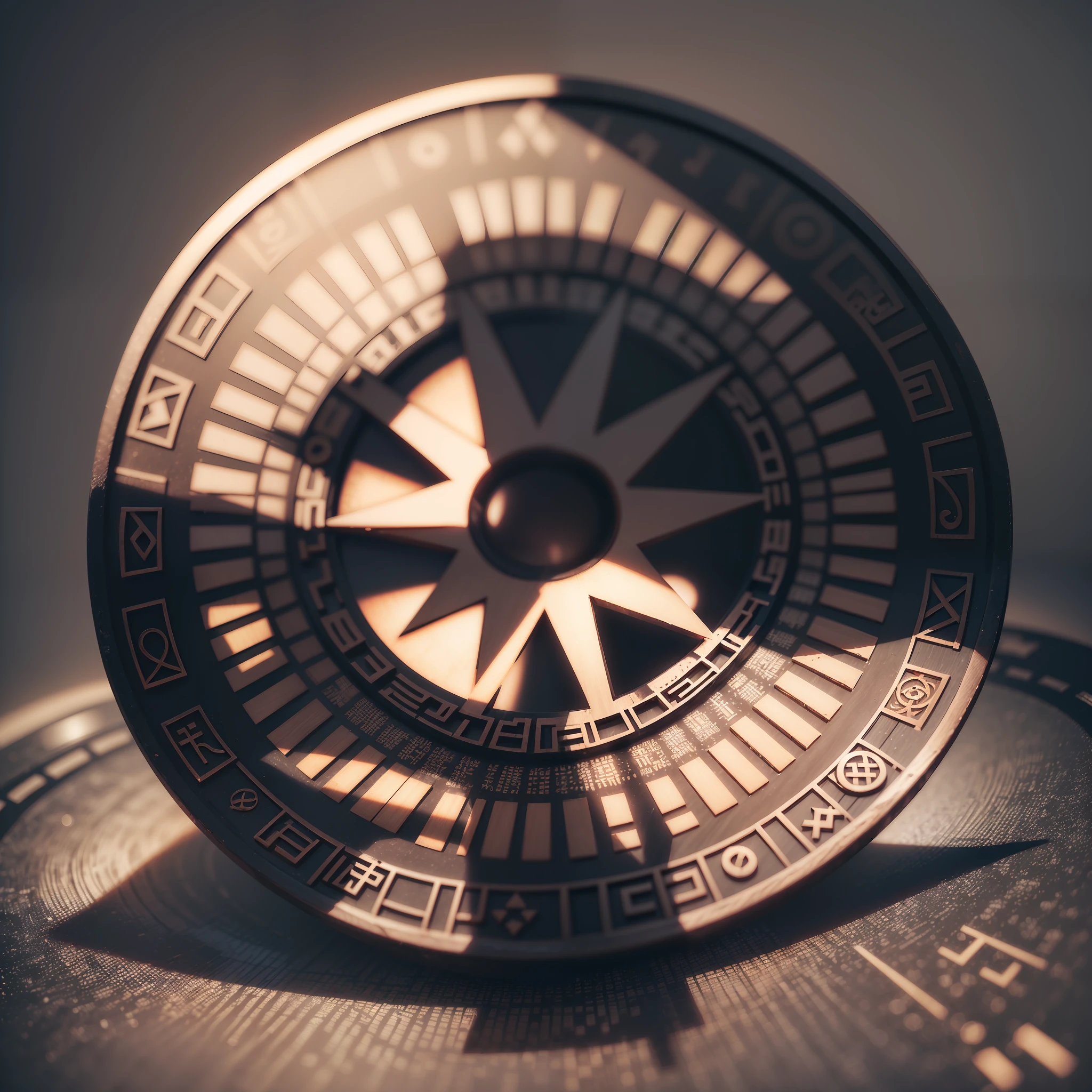 ((Mysterious symbols, mysterious words) :(1.1)|Extremely complex|extremely detailed|(3D light and shadow effect + circle) :(1.2), black background) --auto --s2