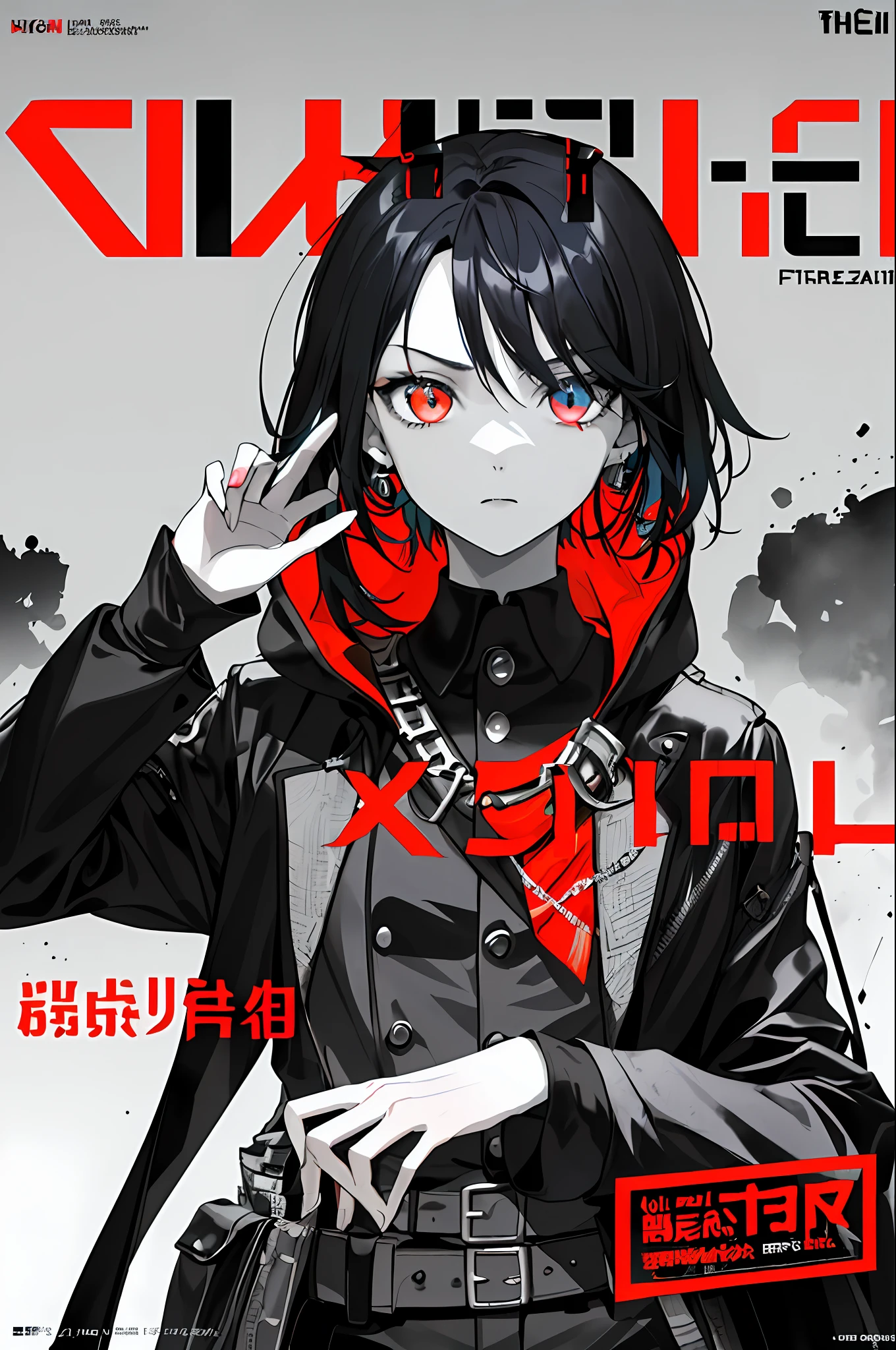 ((((dramatic))), (((gritty))), (((intense))) film poster featuring a young woman as the central character. She stands confidently in the center of the poster, wearing a stylish and edgy outfit, with a determined expression on her face. The background is dark and gritty, with a sense of danger and intensity. The text is bold and attention-grabbing, with a catchy tagline that adds to the overall feeling of drama and excitement. The color palette is mainly dark with splashes of vibrant colors, giving the poster a dynamic and visually striking appearance,tachi-e
(magazine:1.3), (cover-style:1.3), fashionable, woman, vibrant, outfit, posing, front, colorful, dynamic, background, elements, confident, expression, holding, statement, accessory, majestic, coiled, around, touch, scene, text, cover, bold, attention-grabbing, title, stylish, font, catchy, headline, larger, striking, modern, trendy, focus, fashion,