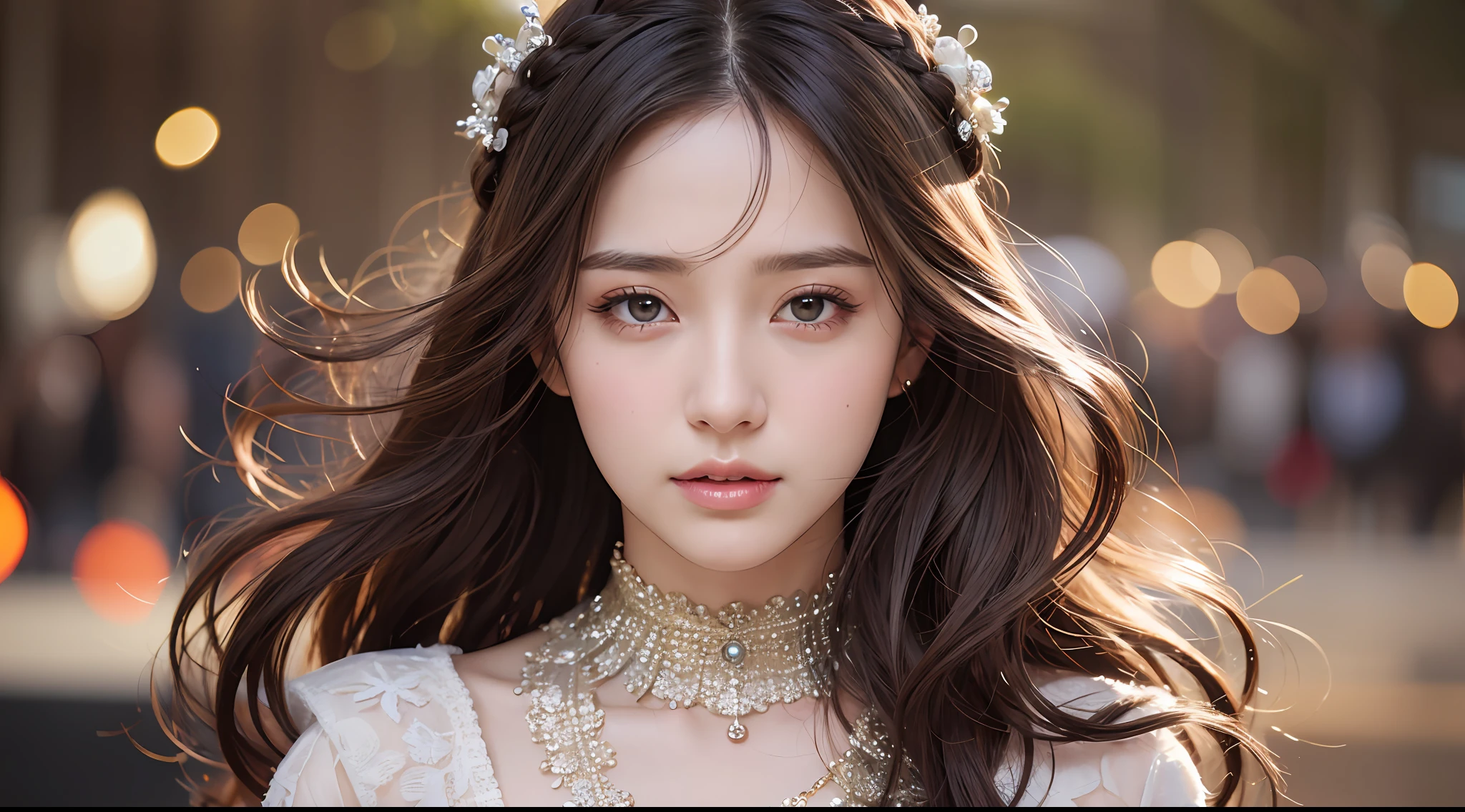 Best quality, realistic, realistic, extremely detailed, extremely delicate and beautiful, RAW photo, professional lighting, facial lighting, depth of field, single focus, full body, a 20 year old female, (night, beach, starry sky: 1.4), brown Hair, Brown Eyes, Smaller Head, Fashion Girl, Beautiful Eyes, Real Face, Real Skin, Realistic Face, Realistic Skin, Detailed Eyes, Detailed Facial Features, Detailed Clothes Features, (Fashion Clothes: 1.3 ), (Fashion hairstyle: 1.3) dynamic pose, looking at viewer, detailed face and chest, (pureerosface_v1:0.33), (ulzzang-6500:0.33),