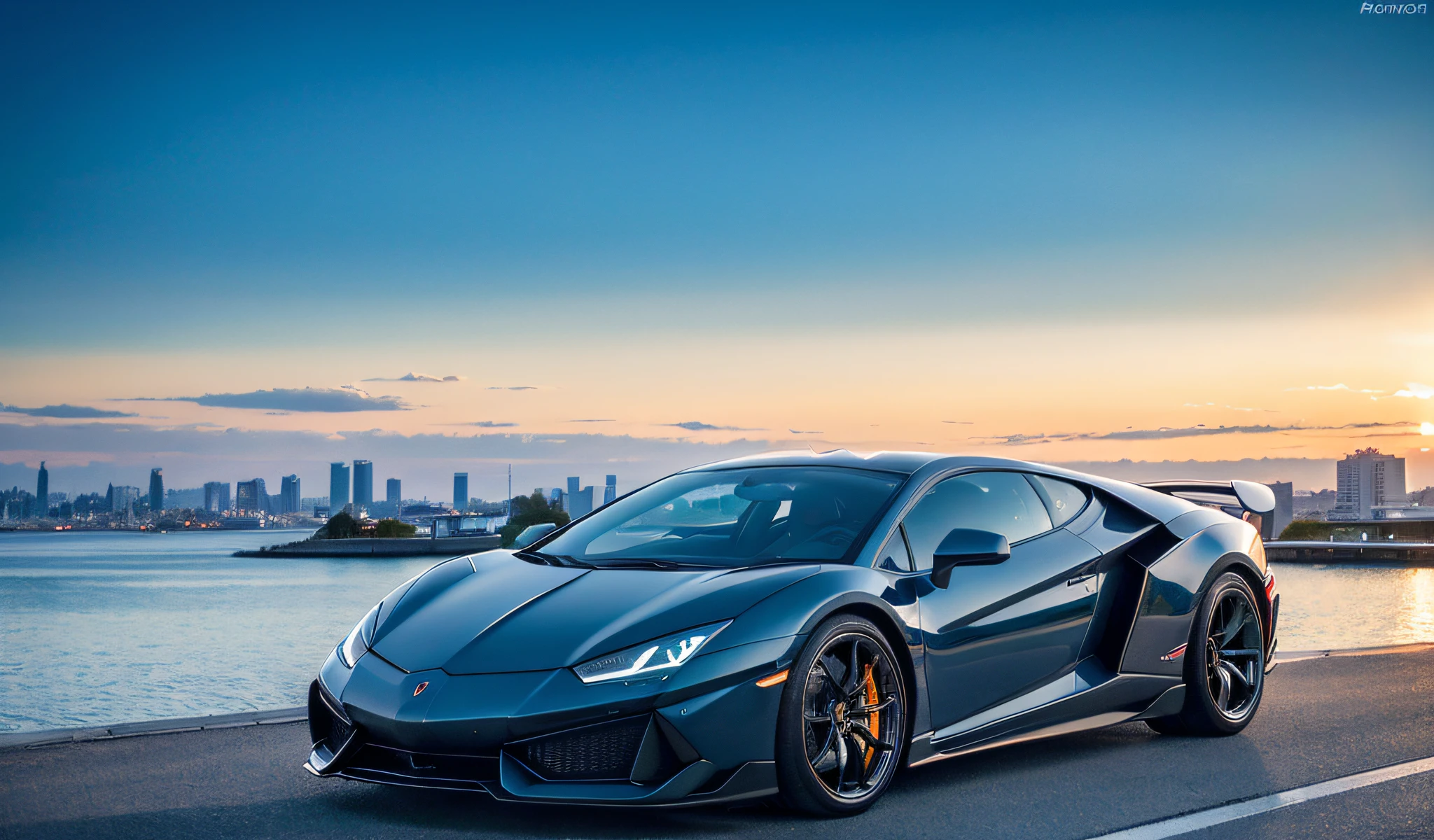 (Raw picture:1.2), (Photorealistic:1.4), Beautiful detailed car, huge file size, ultra detail, high resolution, highly detailed, best quality, masterpiece,,highly detailed, cg, unification, 16k wallpaper, amazing, fine detail ,masterpiece, best quality, highly detailed cg16k wallpaper, light, movie lighting, full shooting, custom sports car, lamborghini black, full shooting, Gorgeous night view taken in Tokyo, beautiful clouds with magnificent background and scenery