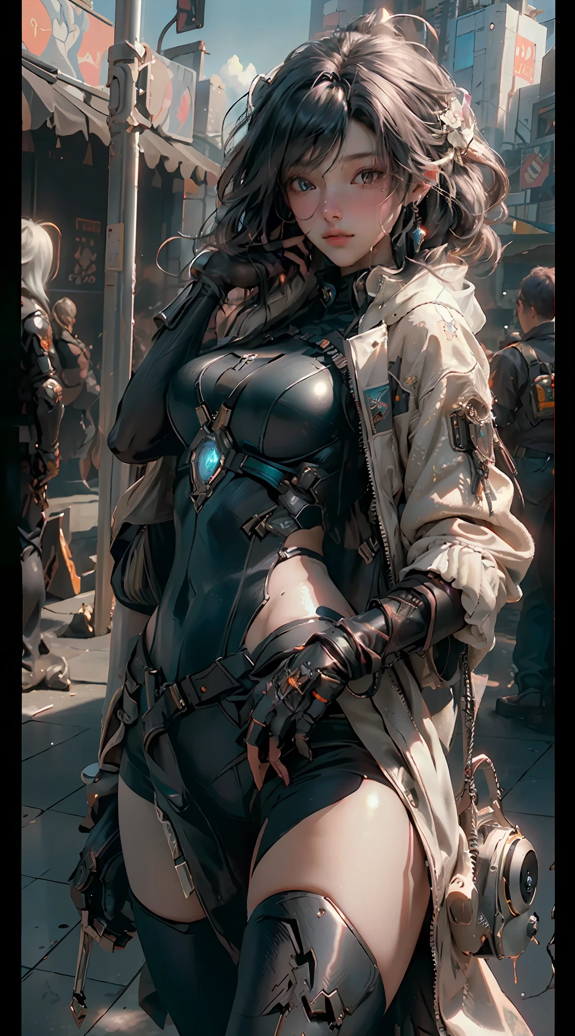 ((Best quality)), ((masterpiece)), (detailed:1.4), 3D, an image of a beautiful cyberpunk female,HDR (High Dynamic Range),Ray Tracing,NVIDIA RTX,Super-Resolution,Unreal 5,Subsurface scattering,PBR Texturing,Post-processing,Anisotropic Filtering,Depth-of-field,Maximum clarity and sharpness,Multi-layered textures,Albedo and Specular maps,Surface shading,Accurate simulation of light-material interaction,Perfect proportions,Octane Render,Two-tone lighting,Wide aperture,Low ISO,White balance,Rule of thirds,8K RAW,Masterpiece, best quality, (8k very detailed CG unit wallpaper) (best quality), (best illustration), (best shading) a golden sea wave, bright orange aol sunset through the wave, golden water drops flying, (:1. 6),