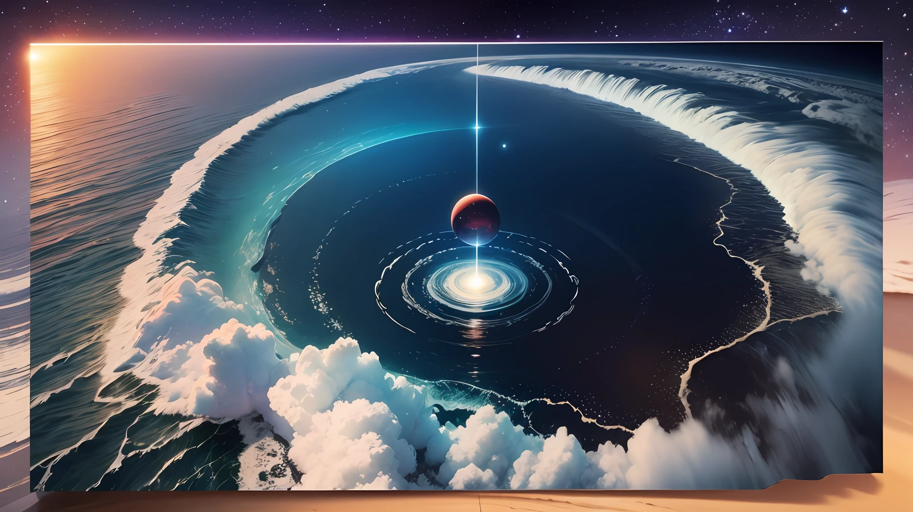 The ringing of the planets
Fills the sky
Like the sound of the waters --auto --s2