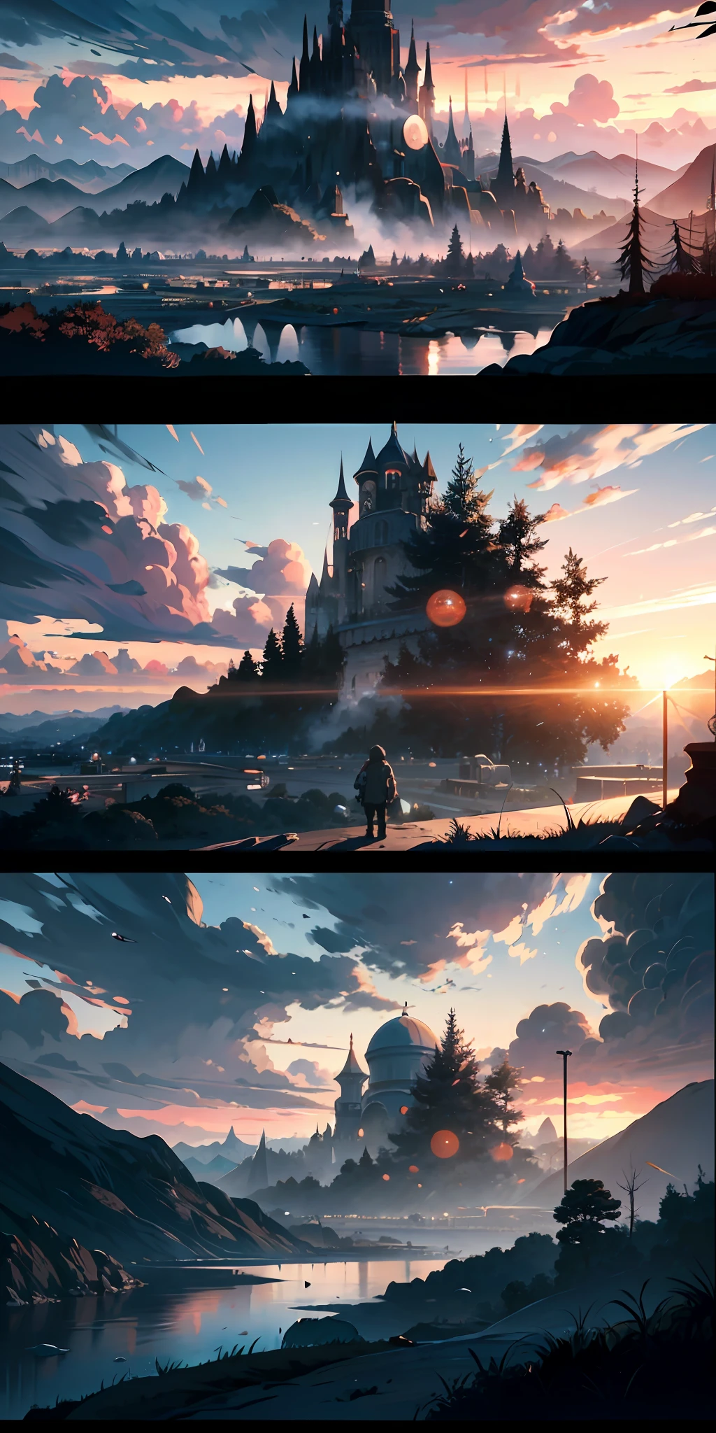 ridiculous resolution, high resolution, (masterpiece:1.4), super detailed, 1boy, seen from above, space, floating, Sky, Clouds, holding_weapon, no_humans, Glow, giant mechanical _ trees , city with tall trees _Architecture, “sky, cloud, glowing, big trees ,comunity,joy, ghost elephants, robot, cybernetic _trees, tree_mech, sci-fi, cityscape, realistic, mechanical” Science Fiction, Cities, Rendered in Octane, hyper realistic, 8k, epic composition, cinematic, octane render, artstation landscape vista photography by Carr Clifton & Galen Rowell, 16K resolution, Landscape veduta photo by Dustin Lefevre & tdraw, 8k resolution, detailed landscape painting by Ivan Shishkin, DeviantArt, Flickr, rendered in Enscape, Miyazaki, Nausicaa Ghibli, Breath of The Wild,,trending in artstation, cgsociety, 8k post-processing highly detailed,Junji Murakami, Mucha Klimt, Sharandula, Hiroshi Yoshida, Tom Bagshaw, Ross Tran, Artgerm,Craig Mullins,dramatic,Junji Murakami, moody lighting rendered by octane engine,characters 8K symmetrical arstation, cape,cinematic lighting, intricate details, 8k detail post processing, hyperealistic, octane rend, Zdzisław Beksiński style, ar 2:3 Reality Reality –auto –v6 –s2Finetuned Model Leonardo Diffusion –Leonardo style –Prompt Magic v2 –high contrast –Prompt Magic Strength 0.40 –1024x1024Px –Guidance Scale 7 –Graphics Engine 5 –3D –Graphics Midjourney --Resize image –Full body –full frame –ar 2:4 –auto –s2 --v 6