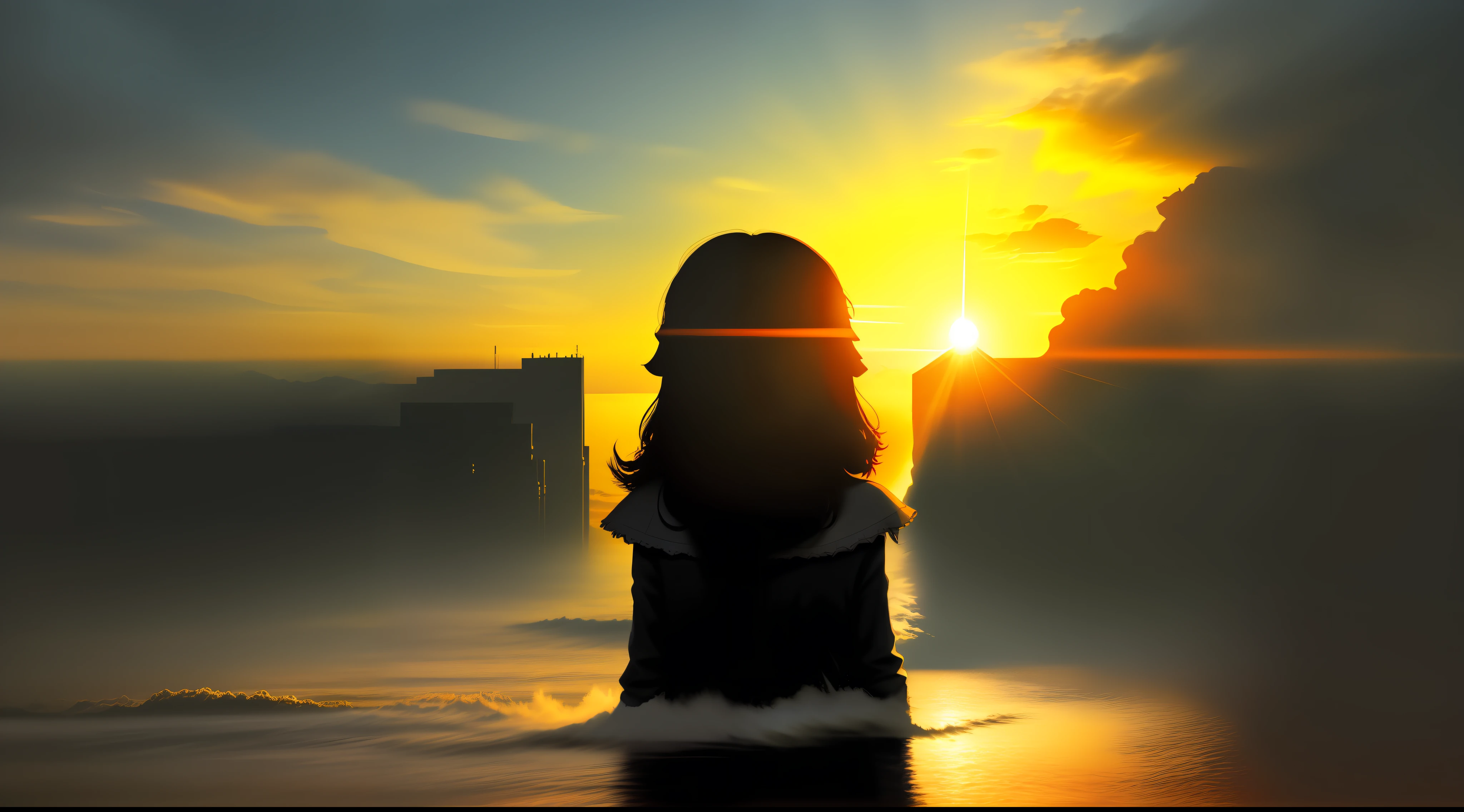 The hour has come
The sun rises