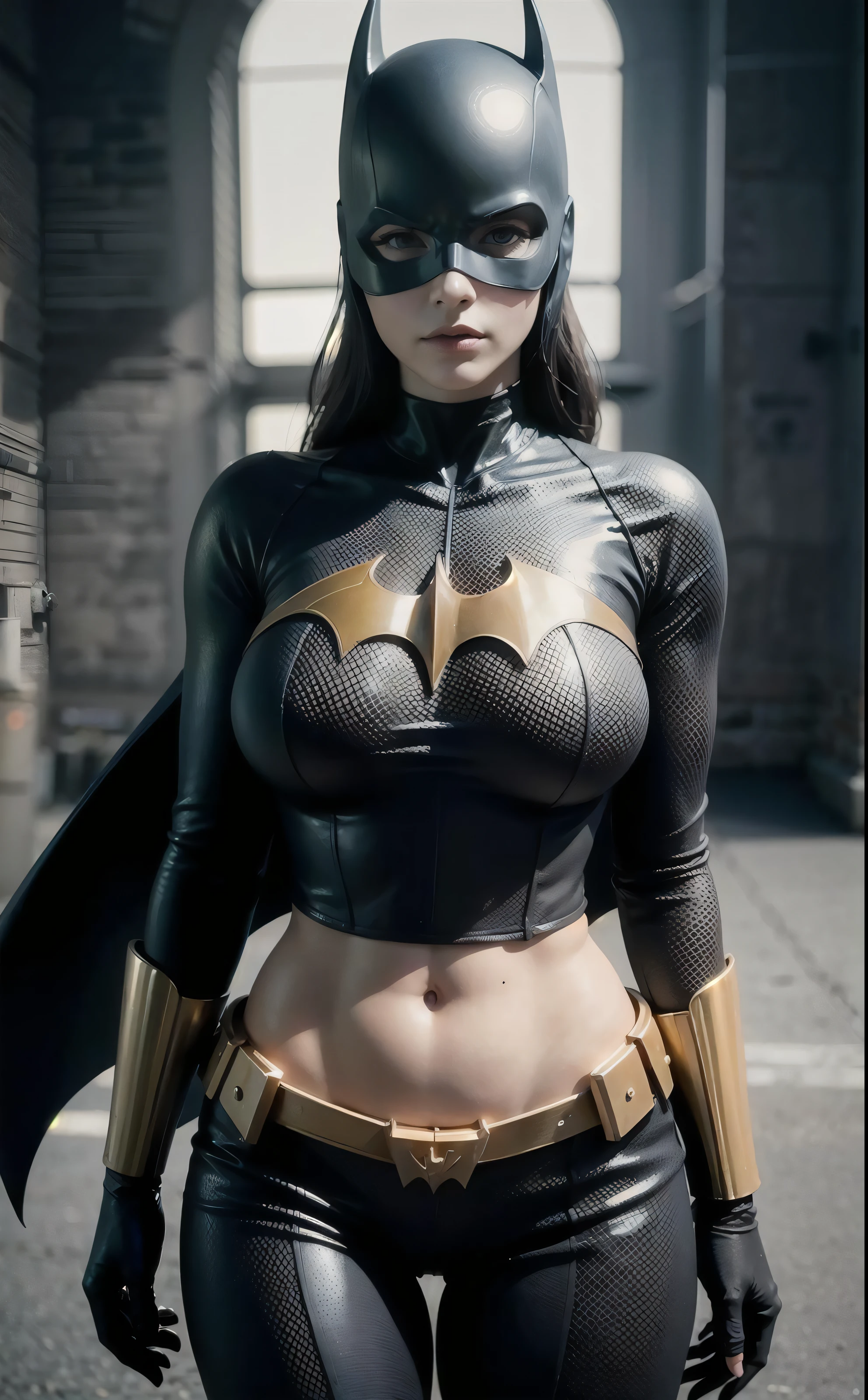 sky, 1girl, (batgirl, superhero suit, superhero), (large breasts, huge breasts, big breasts:1.5), solo, looking at viewer, thigh gap, cameltoe, navel, covered, makeup,
masterpiece, (best quality:1.2), ultra-detailed, realistic, High definition, High quality, Cinematic Light, Ray tracing, ultra high res, UHD, 8K, (photorealistic:1.5), intricate details, detailed texture, finely detailed, High quality shadow