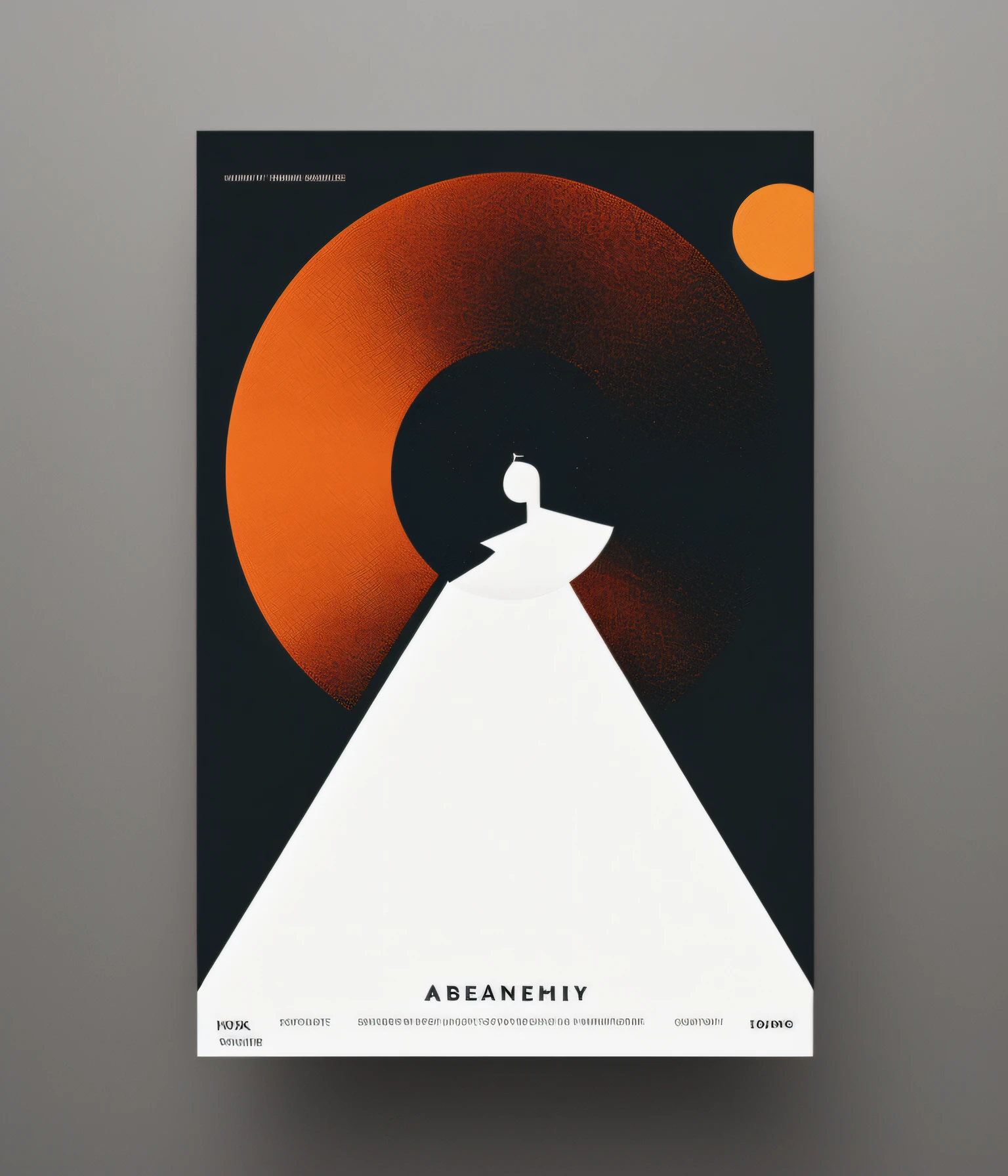 music album cover design, brutalism, c, sacred land, person, mixed media, threshold halftone effect, symbols and elements in tshirt design style, balanced, Rodchenko, vintage composition, golden ratio principles