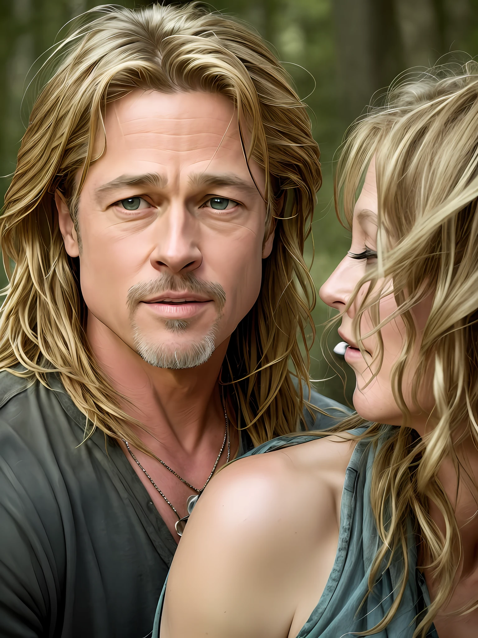 Brad Pitt and Meryl Streep: Brad Pitt and Meryl Streep join forces in a thought-provoking drama that delves into the complexities of human existence. Brad, donning a rugged and weathered look, portrays a character grappling with inner demons and searching for redemption. Meryl, a chameleon of acting, embodies a multifaceted role, portraying a woman of strength, resilience, and deep emotional depth. Together, they navigate unconventional and introspective settings, such as a deserted island or a secluded cabin in the woods, where their characters confront profound existential questions and embark on transformative journeys. Through their remarkable performances and the visually stunning yet introspective settings, Brad and Meryl leave audiences contemplating the depths of the human experience.