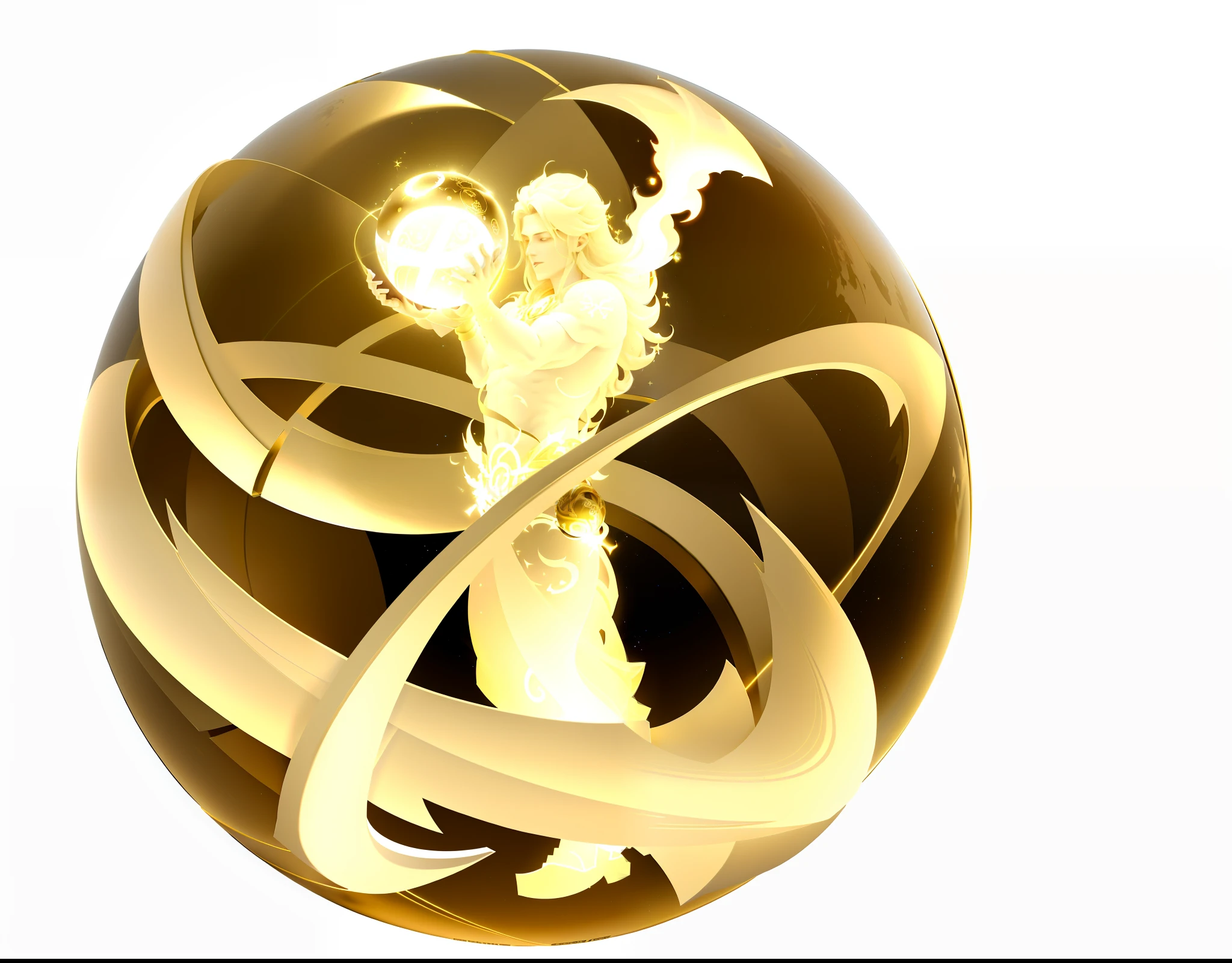 Arad Image of Golden Ball, Godsend, Gold Medal, Magical Glow Sphere in Mid-Air, Artist Rendition, Depicted as 3D Rendering, CGhSociety Award, Gold, Height Rendering, Venus Planet Symbol, Impartial Rendering, Rendering Art, Fantasy Game Spell Symbol, Blizzard, Hero Engine, Round Logo