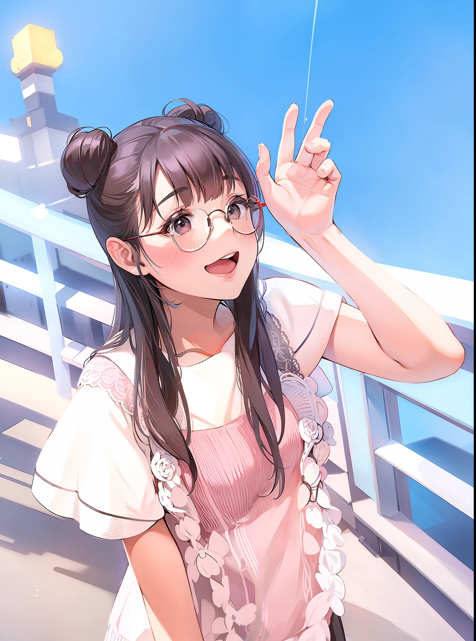 Glasses, sunny park