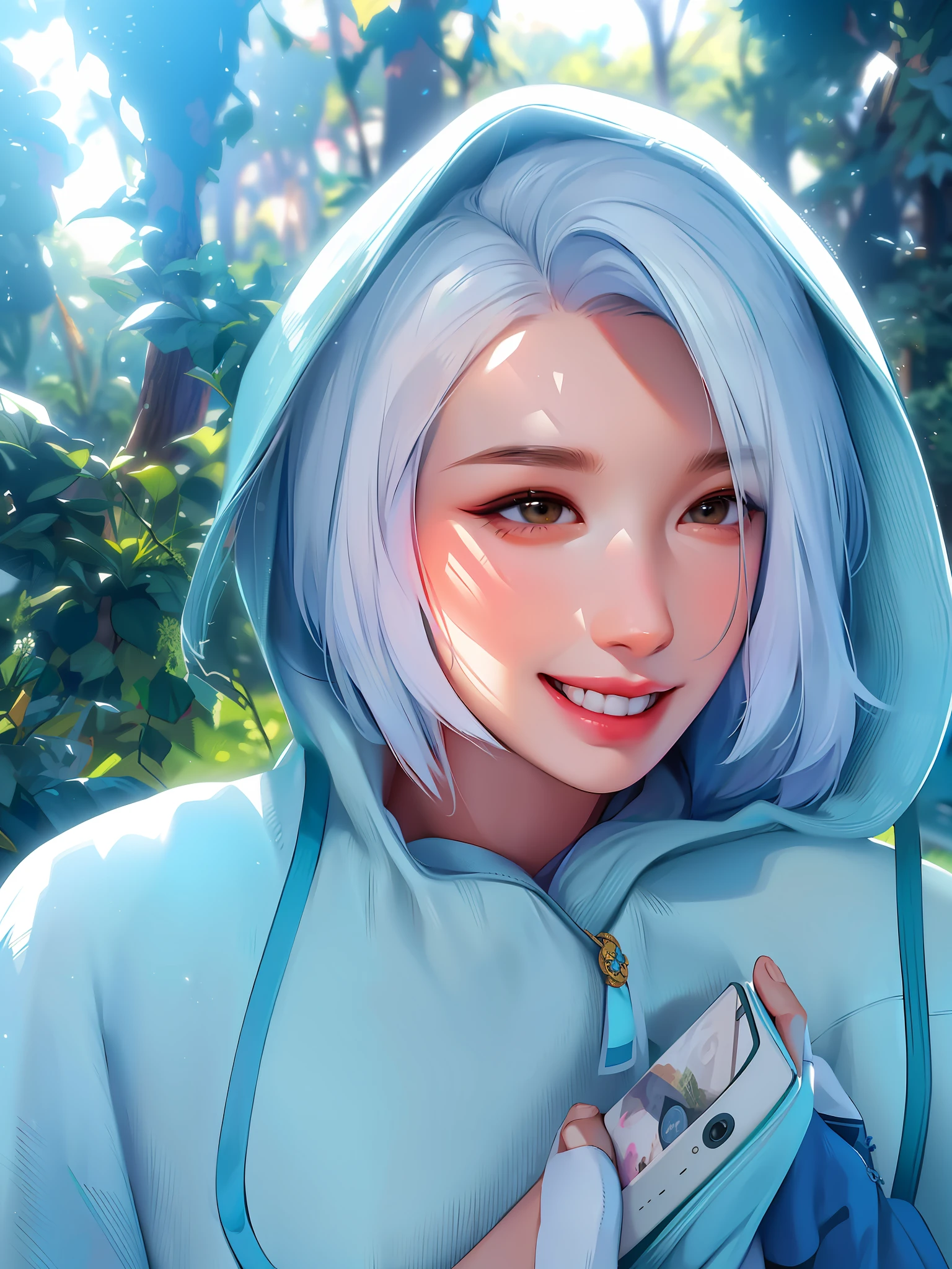 (Best quality, 8k, 32k, masterpiece, UHD: 1.2), photo beautiful Japanese woman, short hair, upper body, facial focus, oversized_sweater, hoodie, simple background, looking at the camera,