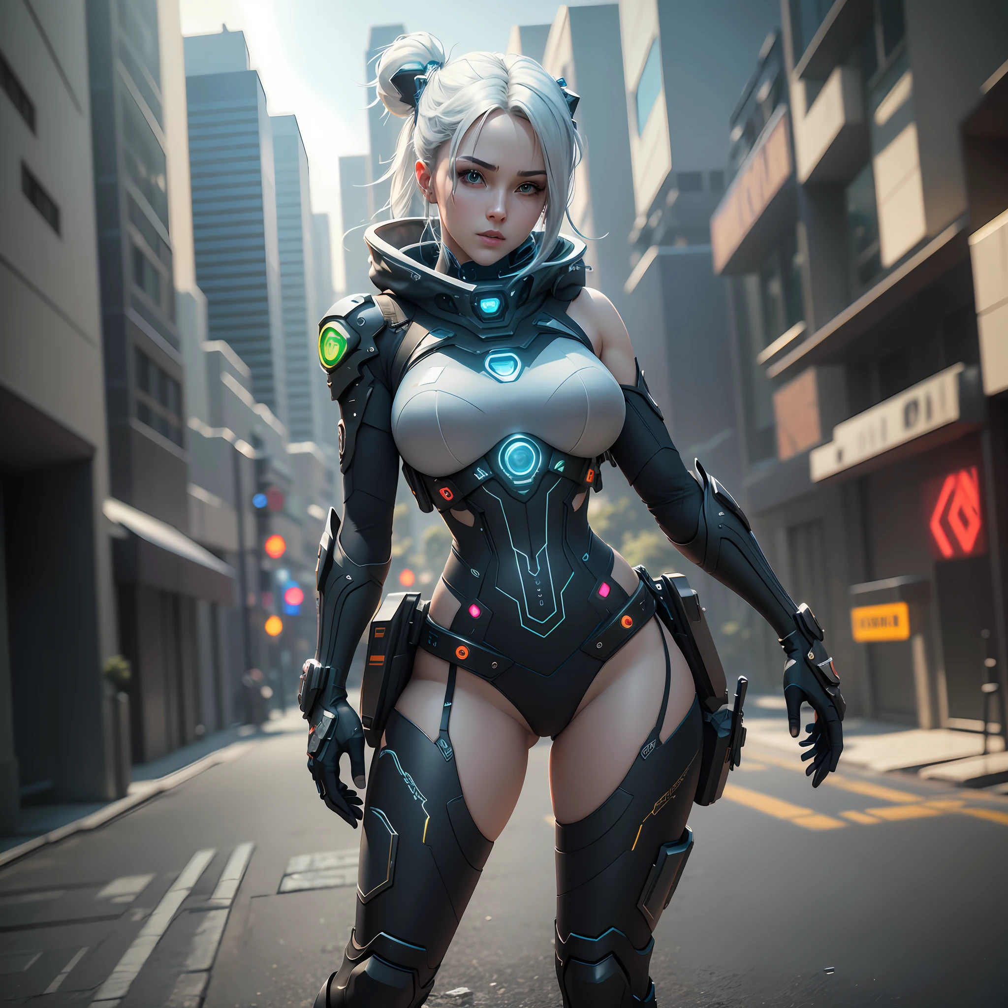 ((Best quality)), ((masterpiece)), (detailed:1.4), 3D, an image of a beautiful cyberpunk female,HDR (High Dynamic Range),Ray Tracing,NVIDIA RTX,Super-Resolution,Unreal 5,Subsurface scattering,PBR Texturing,Post-processing,Anisotropic Filtering,Depth-of-field,Maximum clarity and sharpness,Multi-layered textures,Albedo and Specular maps,Surface shading,Accurate simulation of light-material interaction,Perfect proportions,Octane Render,Two-tone lighting,Wide aperture,Low ISO,White balance,Rule of thirds,8K RAW,CircuitBoardAI, --auto --s2