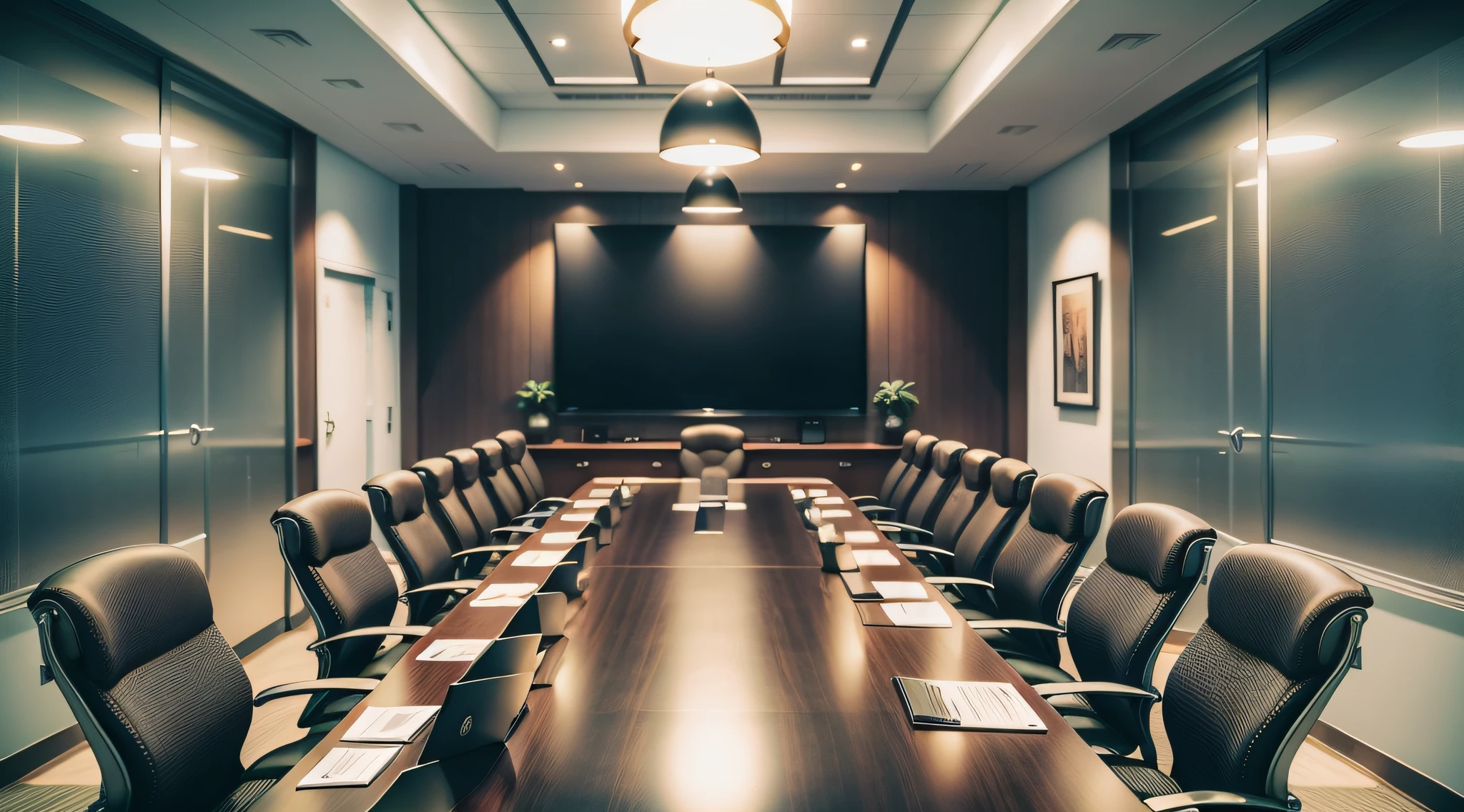 There are many people sitting at the table in the conference room, in the conference room, ready for a meeting, business meeting, meeting together, professional image, meticulous, all looking at a man speaking --auto --s2
