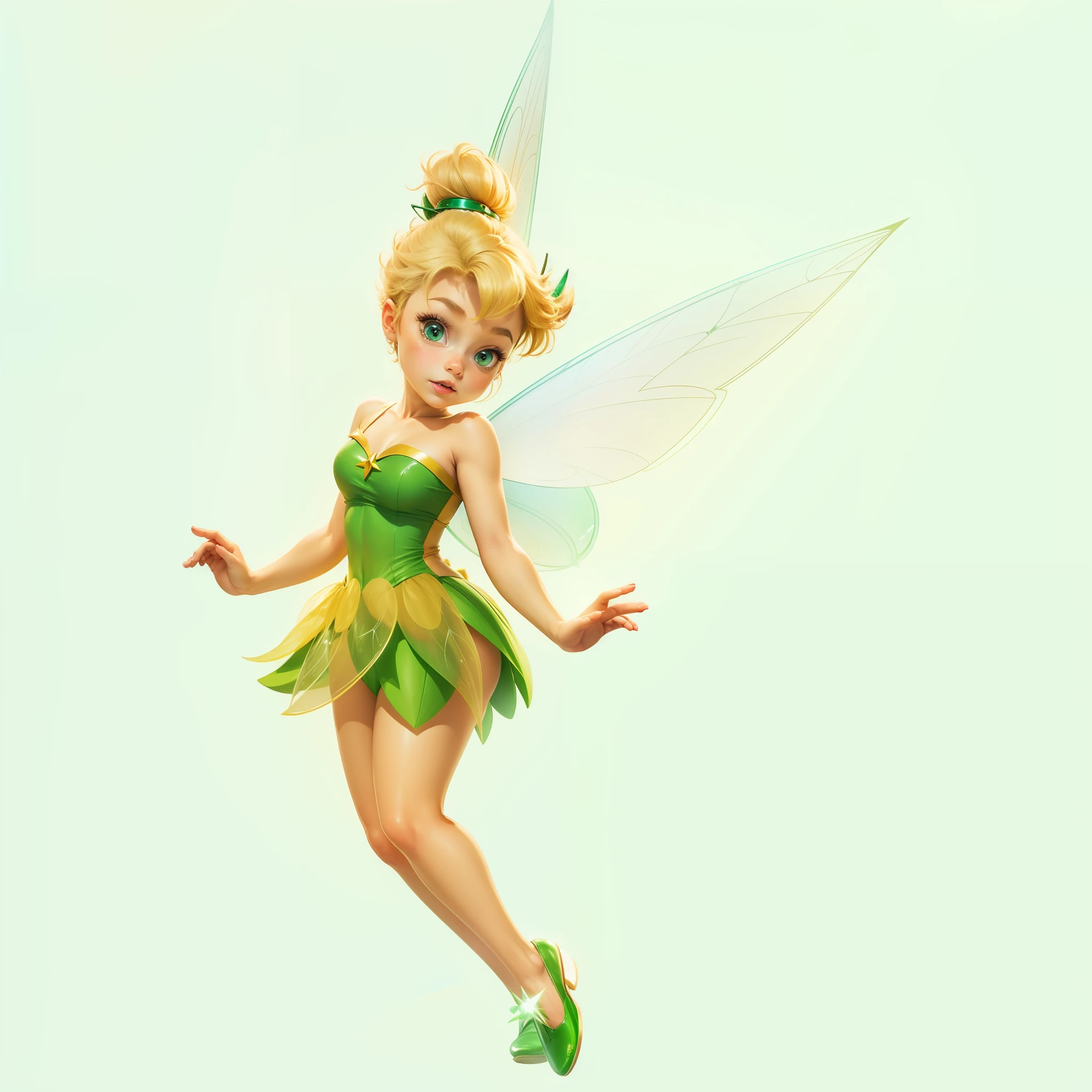 Animated children's character ((Disney)) tinker bell.