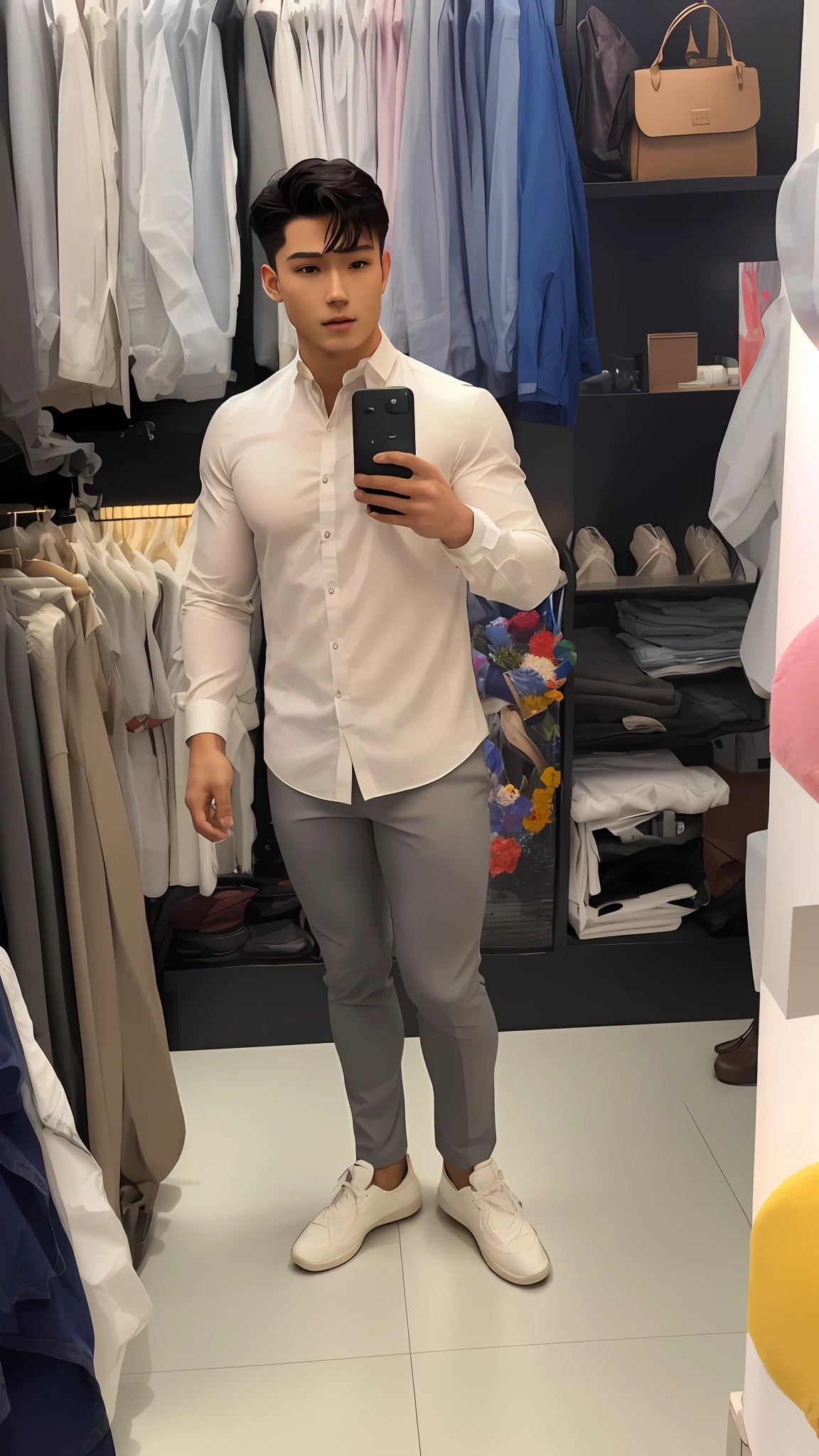 oppav3, (masterpiece, ultra quality, high resolution, 8k, intricate: 1.2), (detailed face:1.2), handsome, detailed skin, pores, absurdres , hunk, muscle, working out, nude, pectorals, muscle, 1boy, male focus, ((realistic)), abs, good lighting quality, muscle veins, ((pale skin)), flexing, balanced eyes,