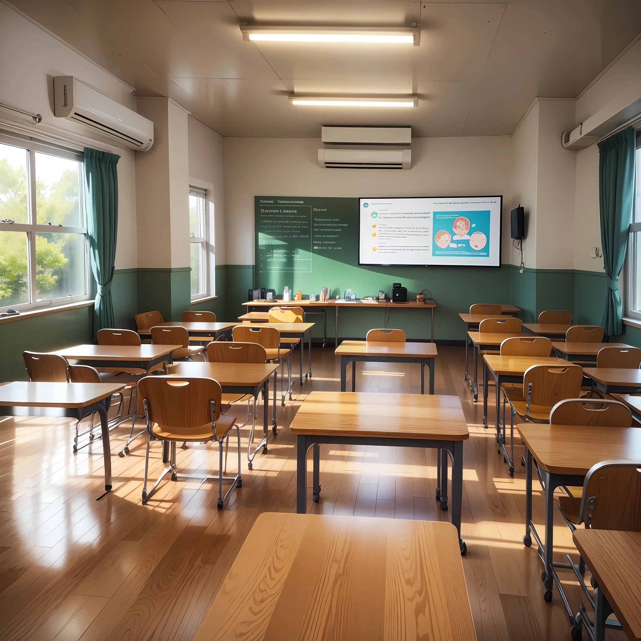 Cartoon Style Course Dementia Participant Classroom Bright PowerPoint --auto --s2