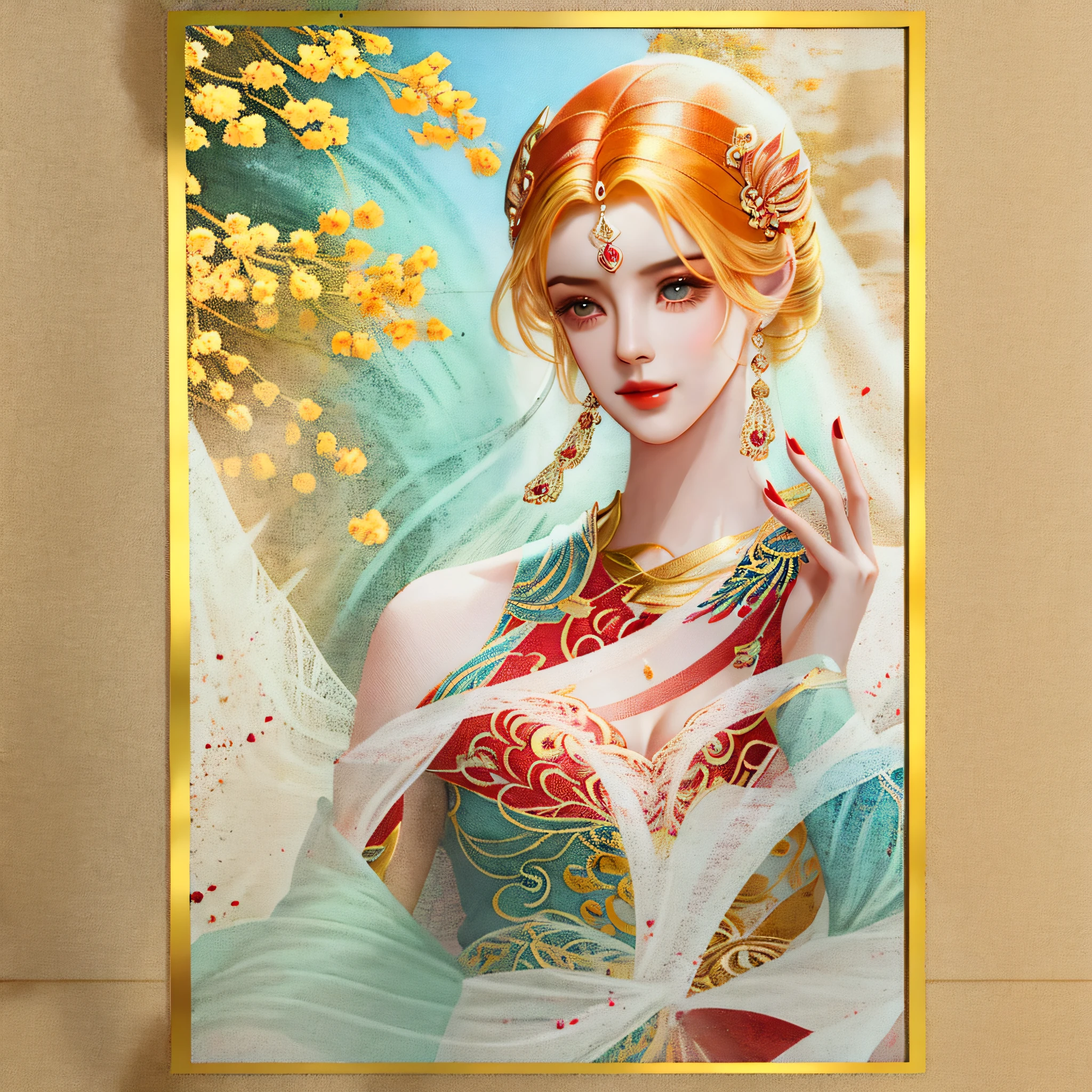 Peerless Tang Gate, national comics, beauty, exquisite, whole body --auto --s2