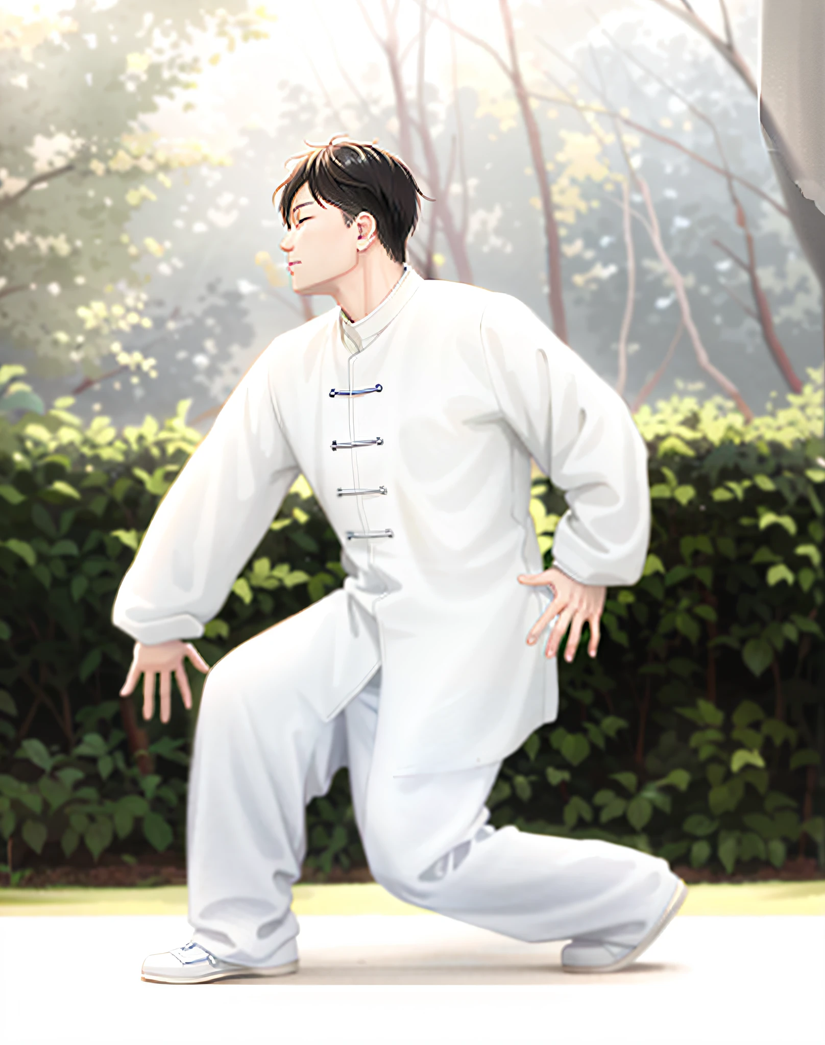 Park Chinese practice Tai Chi