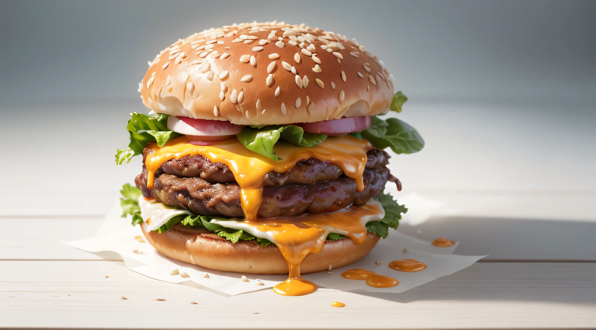 best quality, ultra high resolution, (photorealistic: 1.4), ultra-detailed, incredibly detailed, aluminum package, big mac, fried meat, wet lettuce, melting cheese, white background, 8k uhd, dslr, soft lighting, high quality, grain film, Fujifilm XT3 --auto --s2