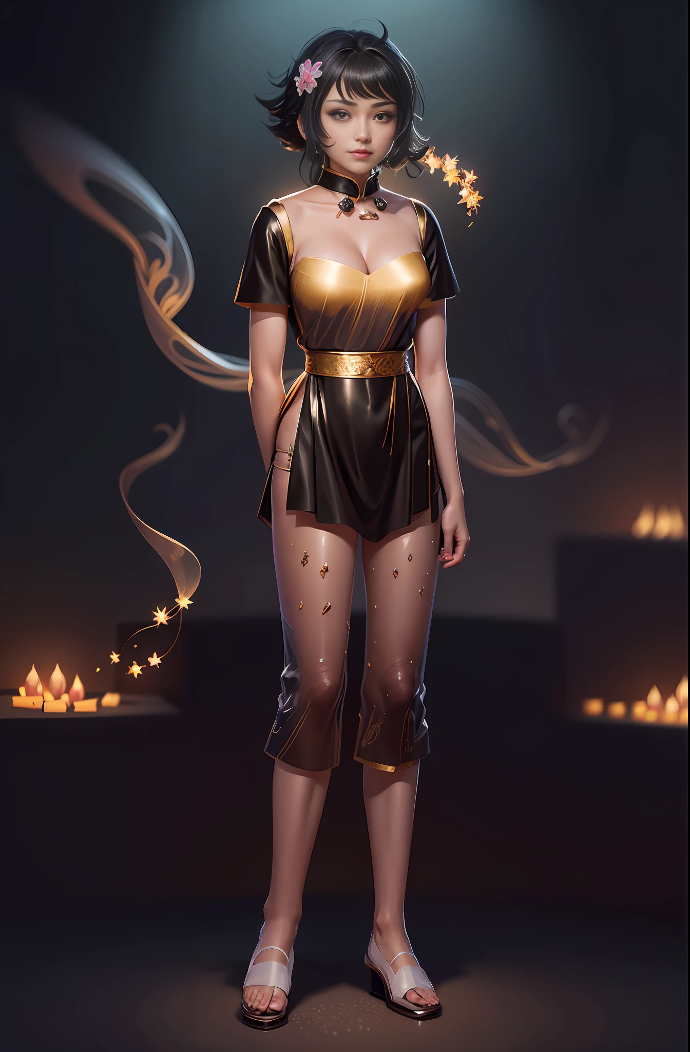 (anime fantasy, highly detailed CG unity 8k wallpapers, complex wallpapers with high detail, drama, real world, fantasy place, action frame, (clear focus, 8k), 8k texture, soft cinematic light, adobe light, camera, HDR, intricate, elegant, rich detail, clear focus, (((movie style))), soothing tones, madness for detail, (complex detail), extreme detail, low detail Contrast, soft cinematic lighting, dark color, mixed exposure, HDR, faded, 35 mm, f/1.4, ISO 64, F16, 25 seconds), (sultry pose, sexy position, sultry, atmospheric, gorgeous, gorgeous), 1 woman, (young)), (gold) and silver jewelry, (jewelry with precious stones)), ((black long hair))), flying long hair, (perfect and clear facial features), crystal clear red eyes, (pink lips), (big breasts)), (mature), (smile), (transparent white (lace) bikini, lace underwear: 1.2), (Japanese shrine, indoor, cherry blossoms, (hot spring), flower, (torii), gemstone, diamond, glitter, sapphire, ruby, emerald, pearl, smoke, amber, magic, obsidian, throne), looking at the audience,