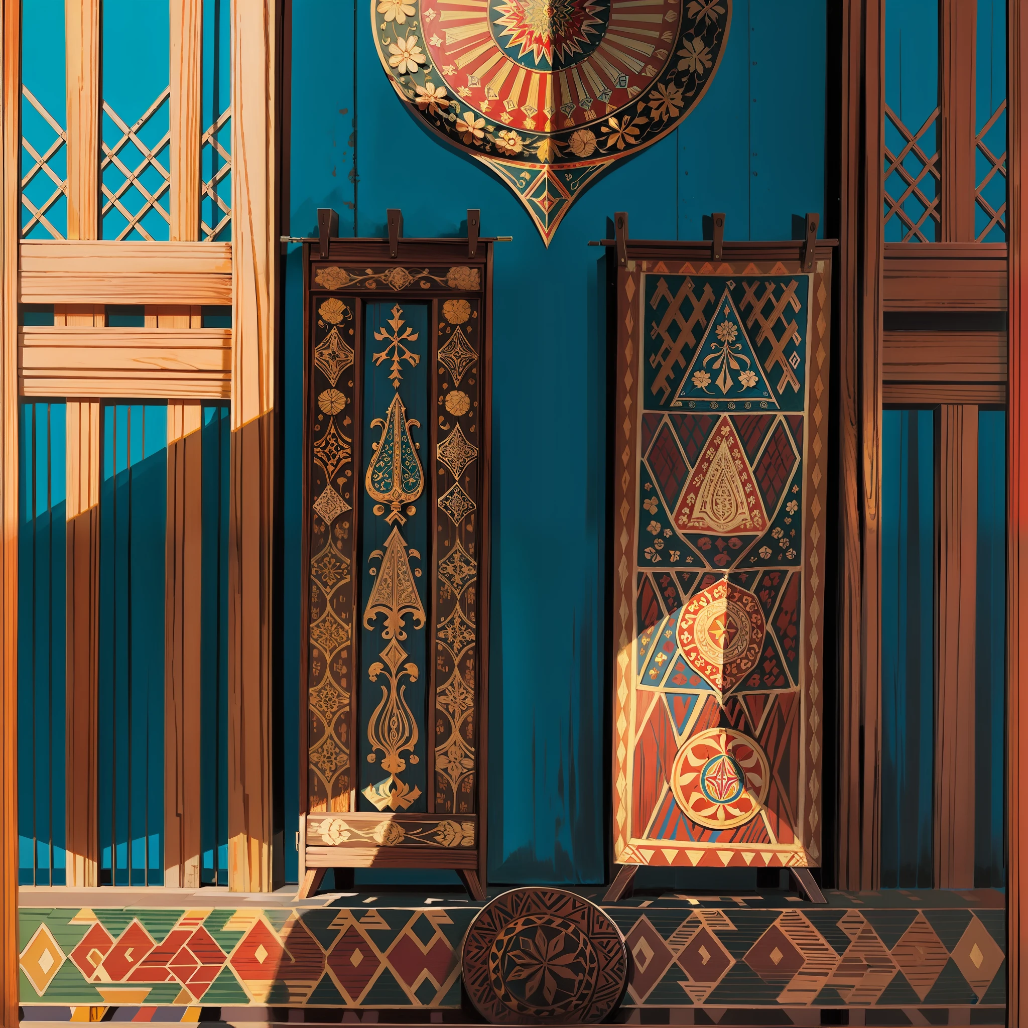 armenian ornaments, poster