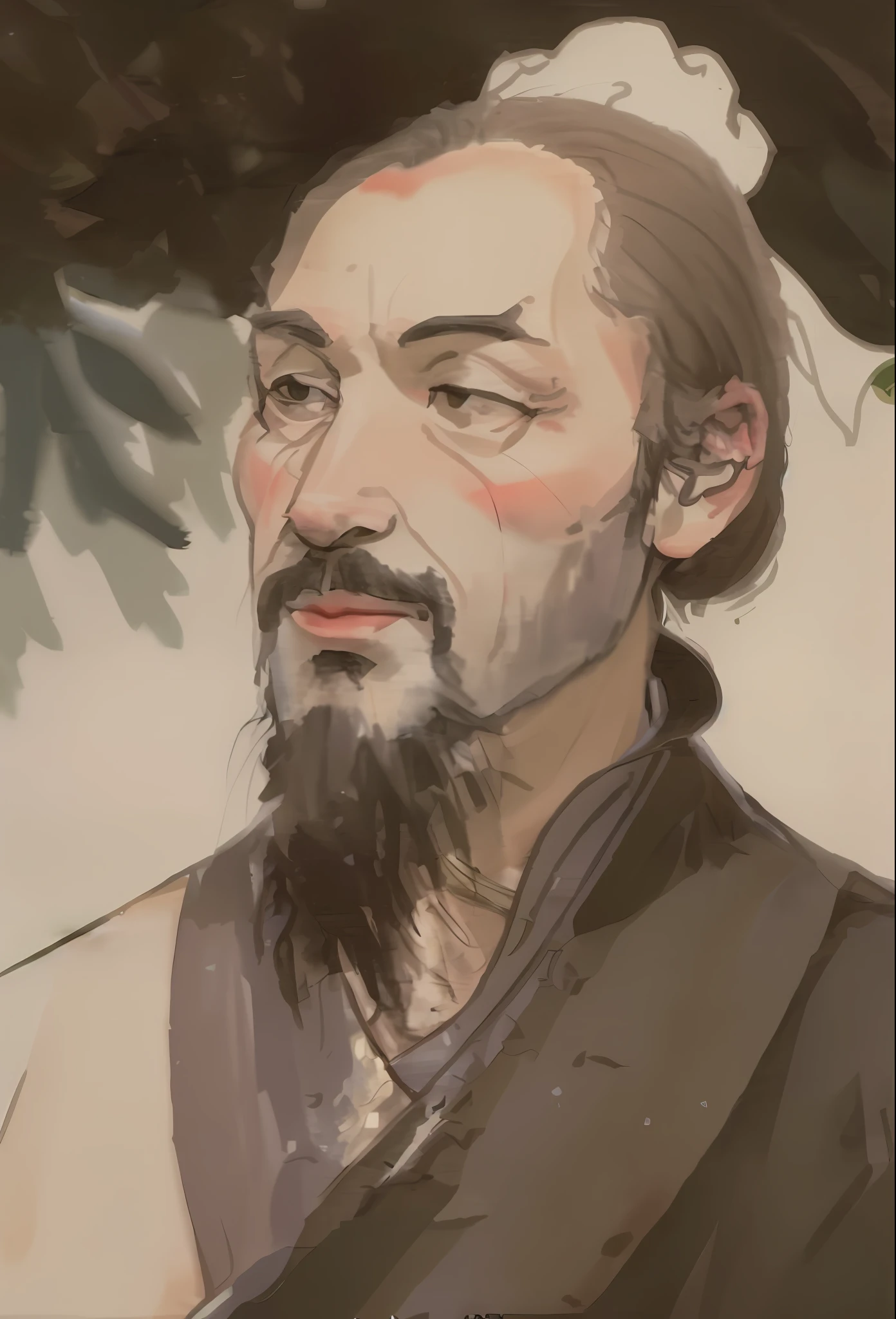 Ancient style, Warring States, under a juniper tree in the castle, an old man, a brown short shirt, the top of his head is bald, and only some gray hair in front of his sideburns.
Although the old man is old, his back is still straight, his body is naturally straight and unyielding, and his eyes are still bright,
Under the tree, more than thirty young men dressed in linen and short brown sat on their knees, either frowning or scratching their heads as they listened to his husband's words.