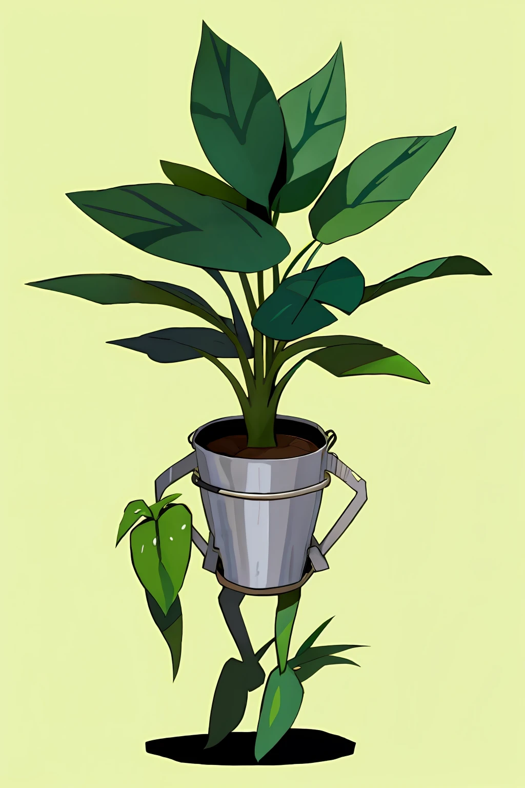 Pot of walking plant good