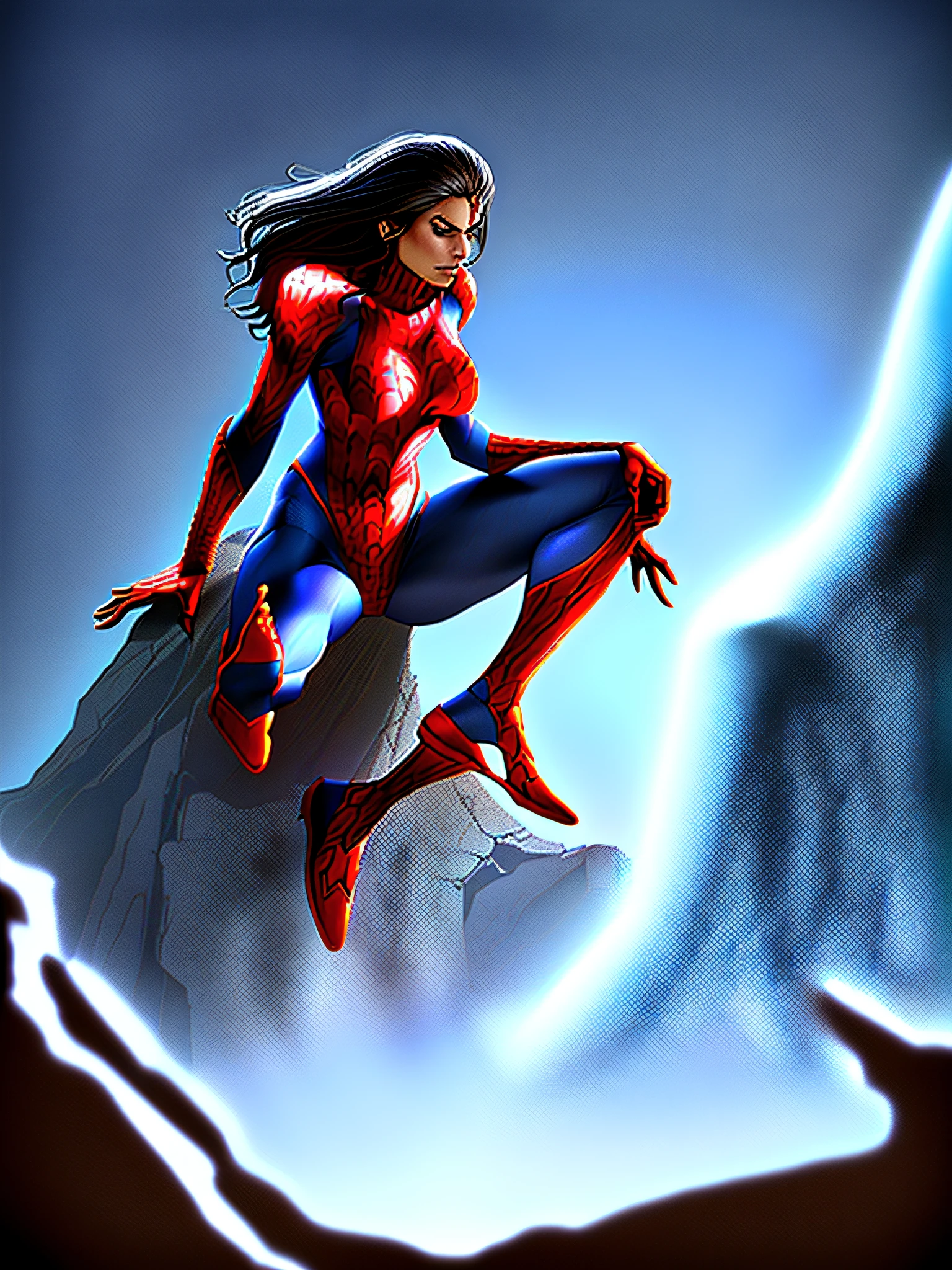 sidney sweeny as spider woman, concept art, 4k