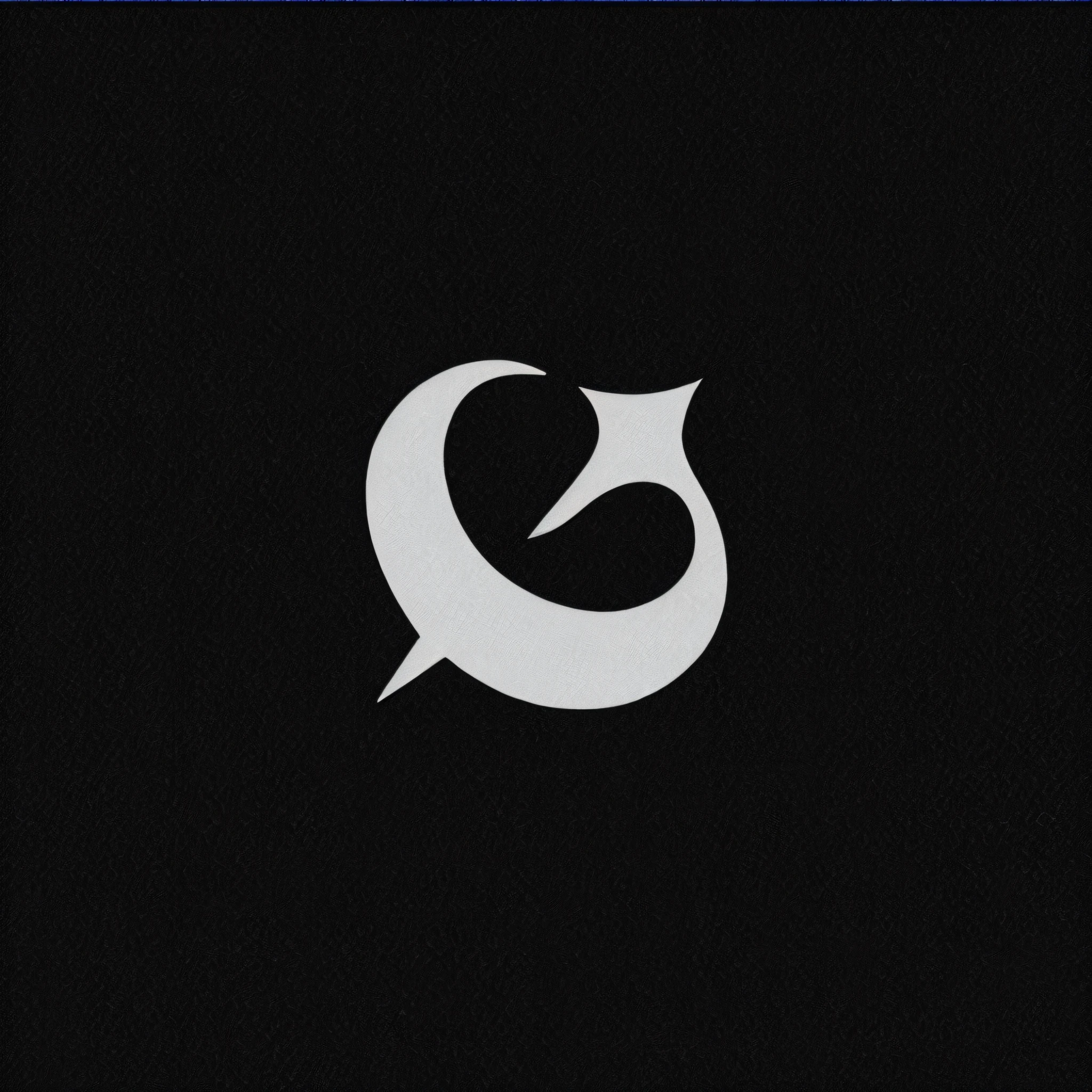 a close up of a black and white logo with a white letter g, dark negative space, excellent use of negative space, open negative space, logo for a social network, g cgsociety, negative space, black and white logo, minimalistic logo, lots of negative space, behance lemanoosh, minimalist logo without text, negative space is mandatory