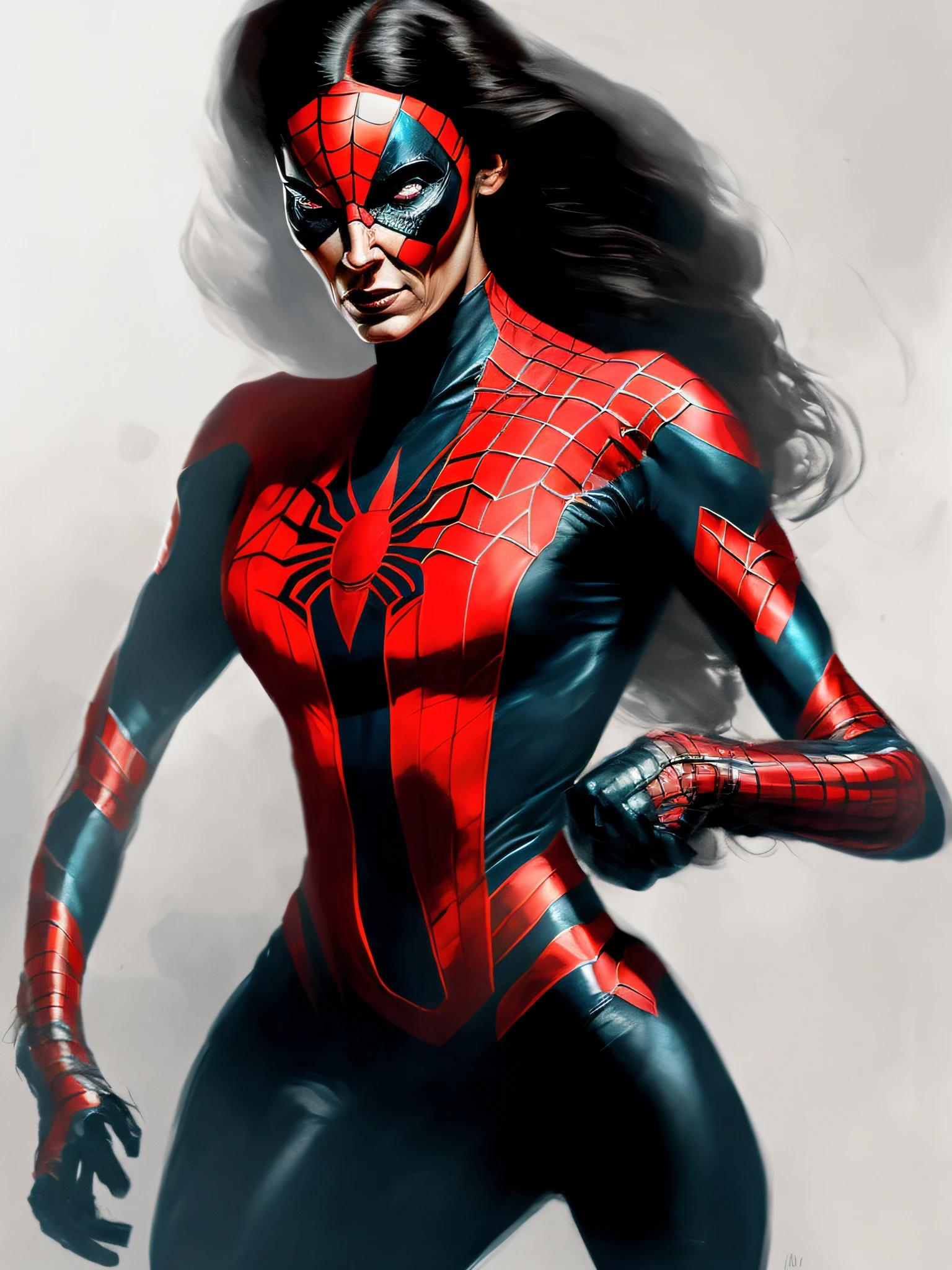 sidney sweeny as spider woman, concept art, 4k