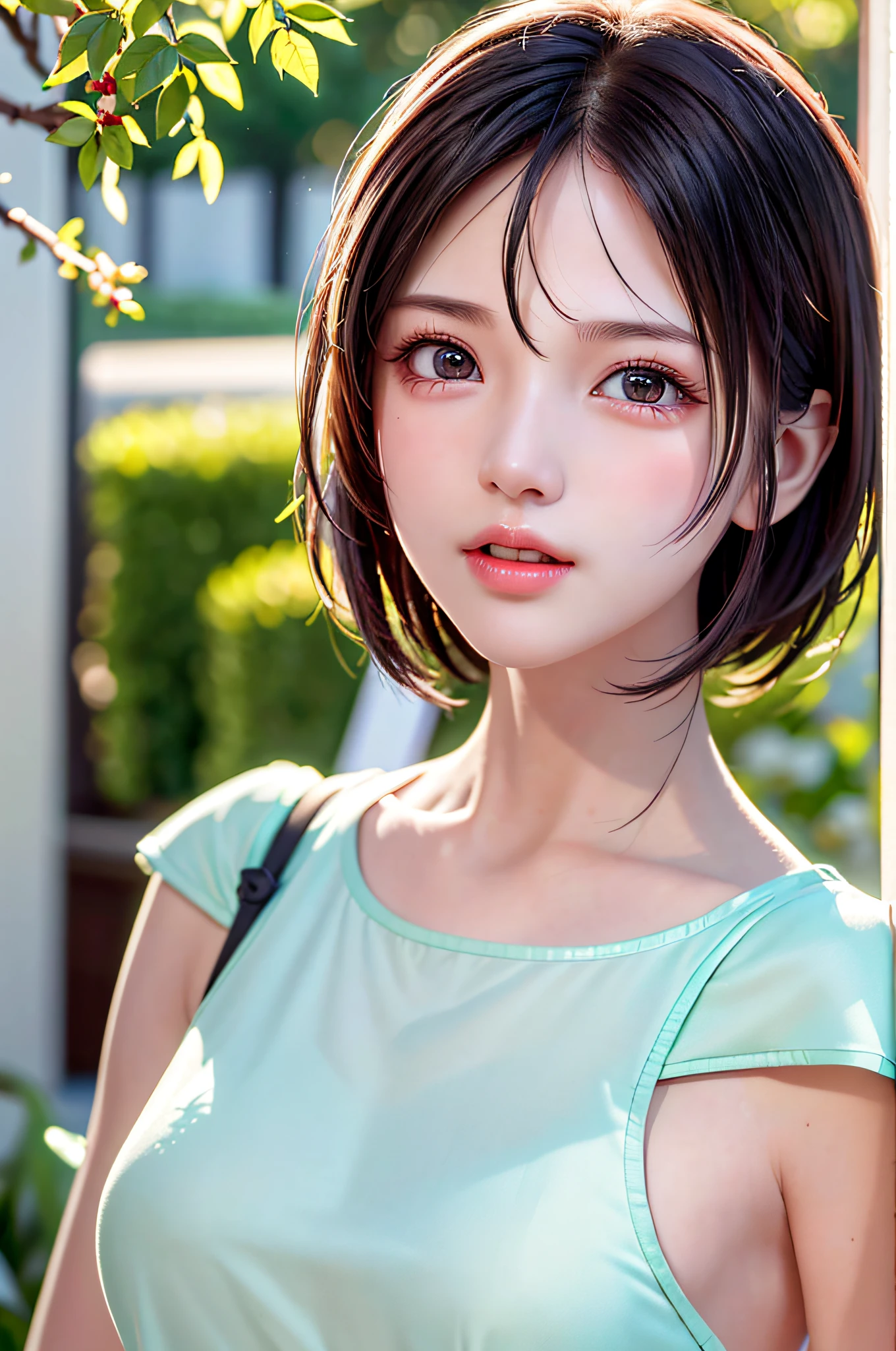 (chiayi:1.5), close up, masterpiece, best quality, raw photo, photorealistic, face, incredibly absurdres, beautiful girl, cute, short hair, depth of field, highres, ultra-detailed, finely detail, extremely detailed, extremely detailed eyes and face, sharp pupils, realistic pupils, sharp focus, ccinematic lighting